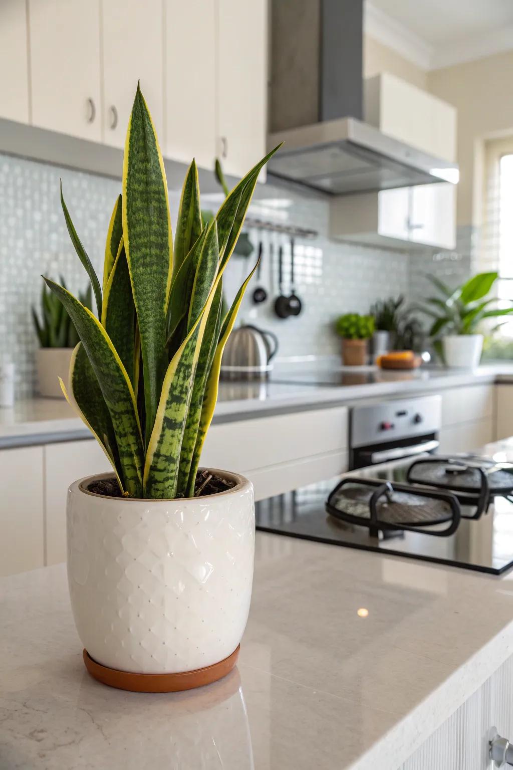 Ceramic pots offer a polished and refined look for your plants.