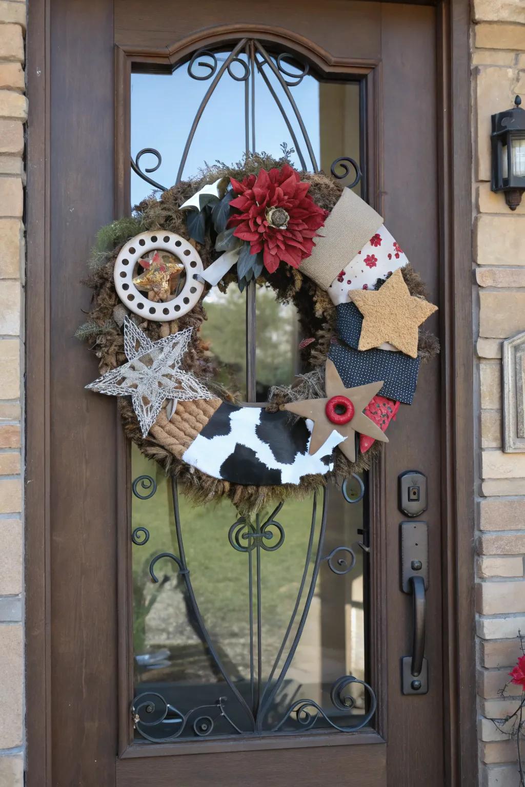Eclectic cow mix with diverse textures.