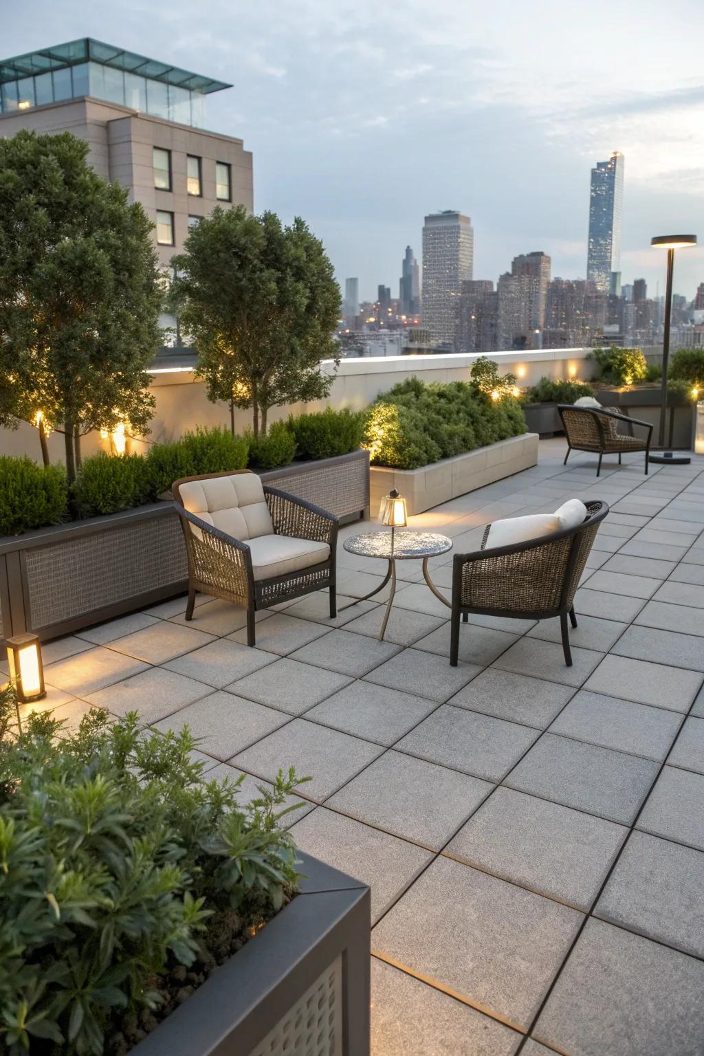 2CM pavers offer a sophisticated and durable flooring option.