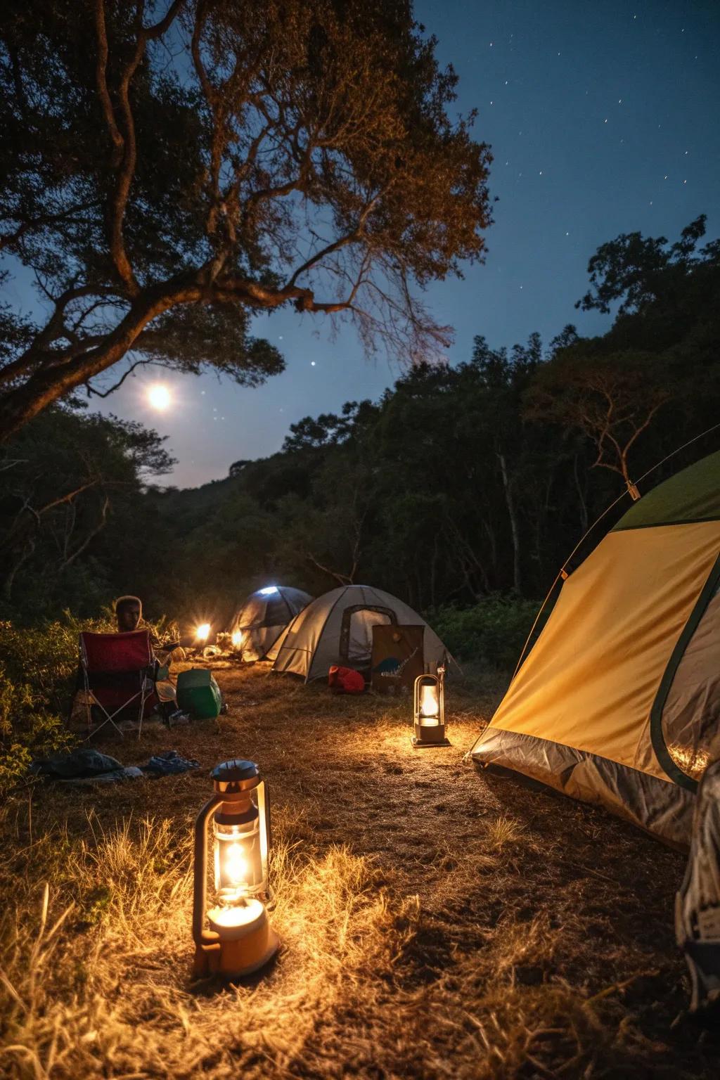 Battery-operated lights offer quick, reliable lighting solutions.