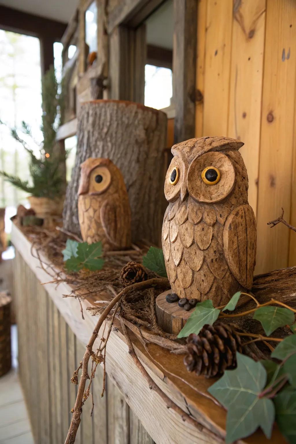 These bark owls are a hoot!