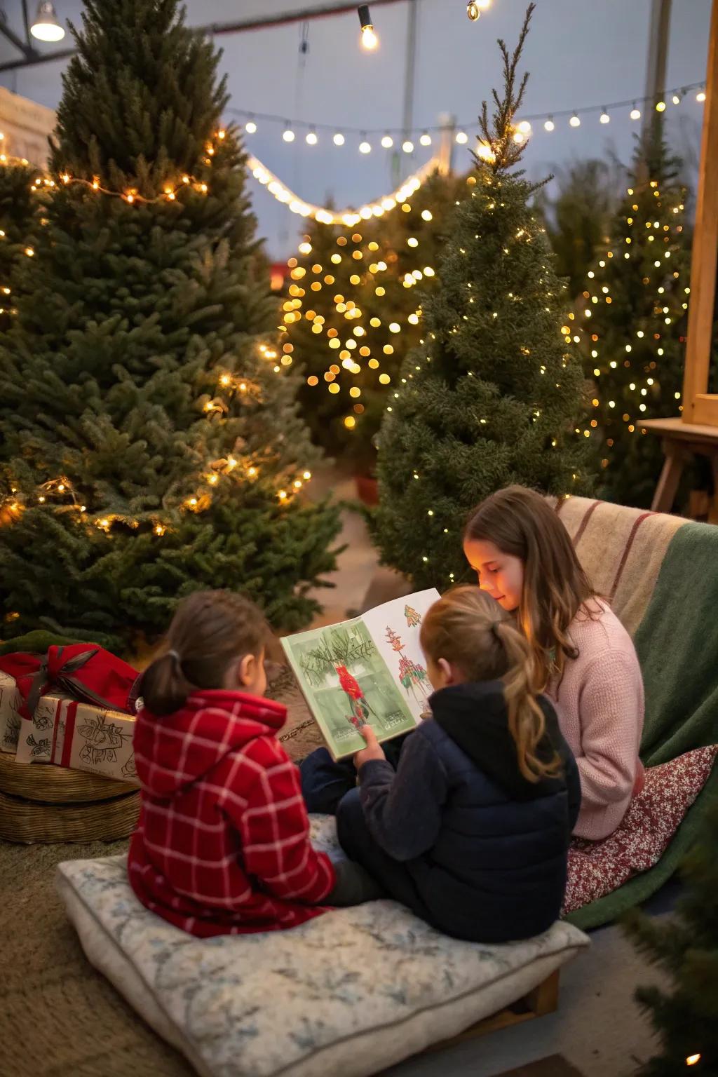 Holiday storytime offers enchanting entertainment for kids.