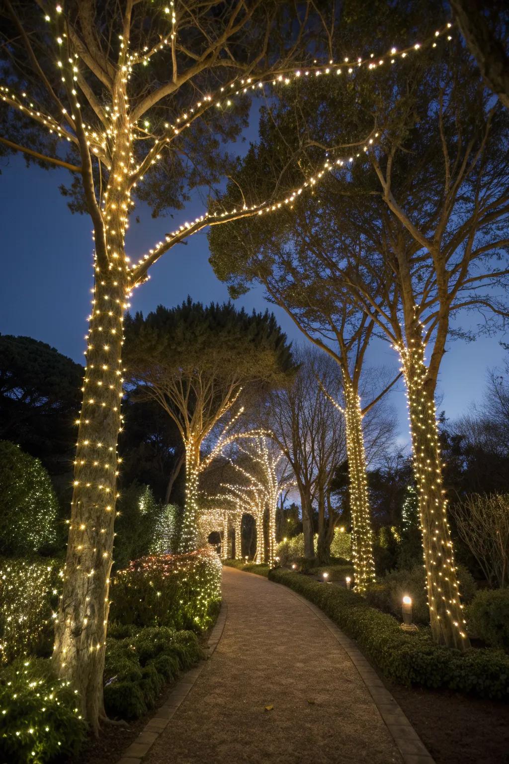 Add a touch of magic with whimsical fairy lights.