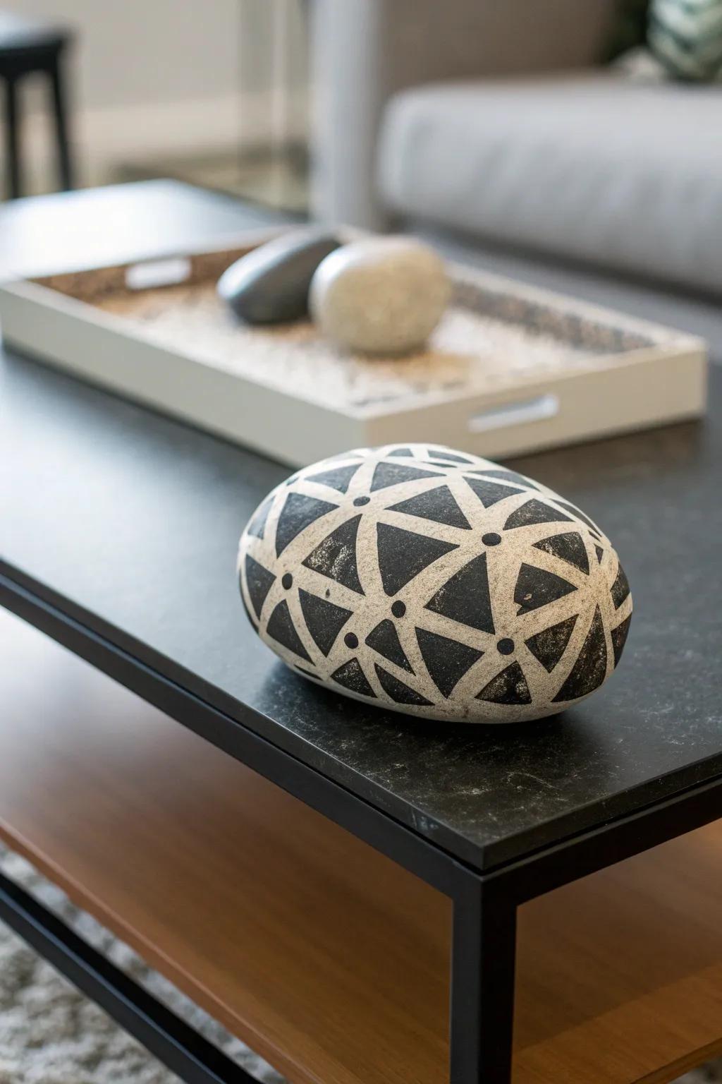 Achieve elegance and simplicity with minimalist rock art.