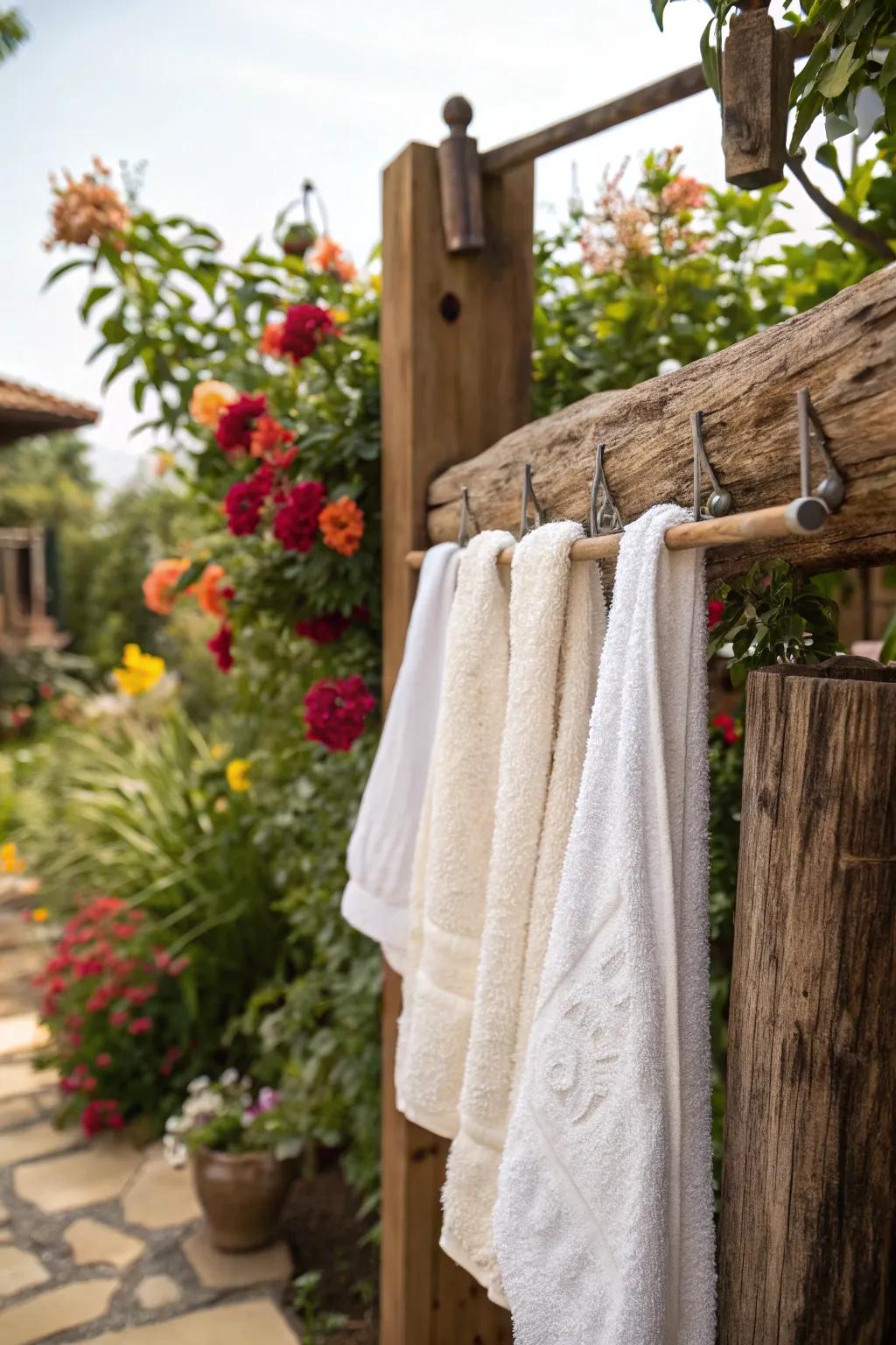 Reclaimed wood adds sustainability and charm.