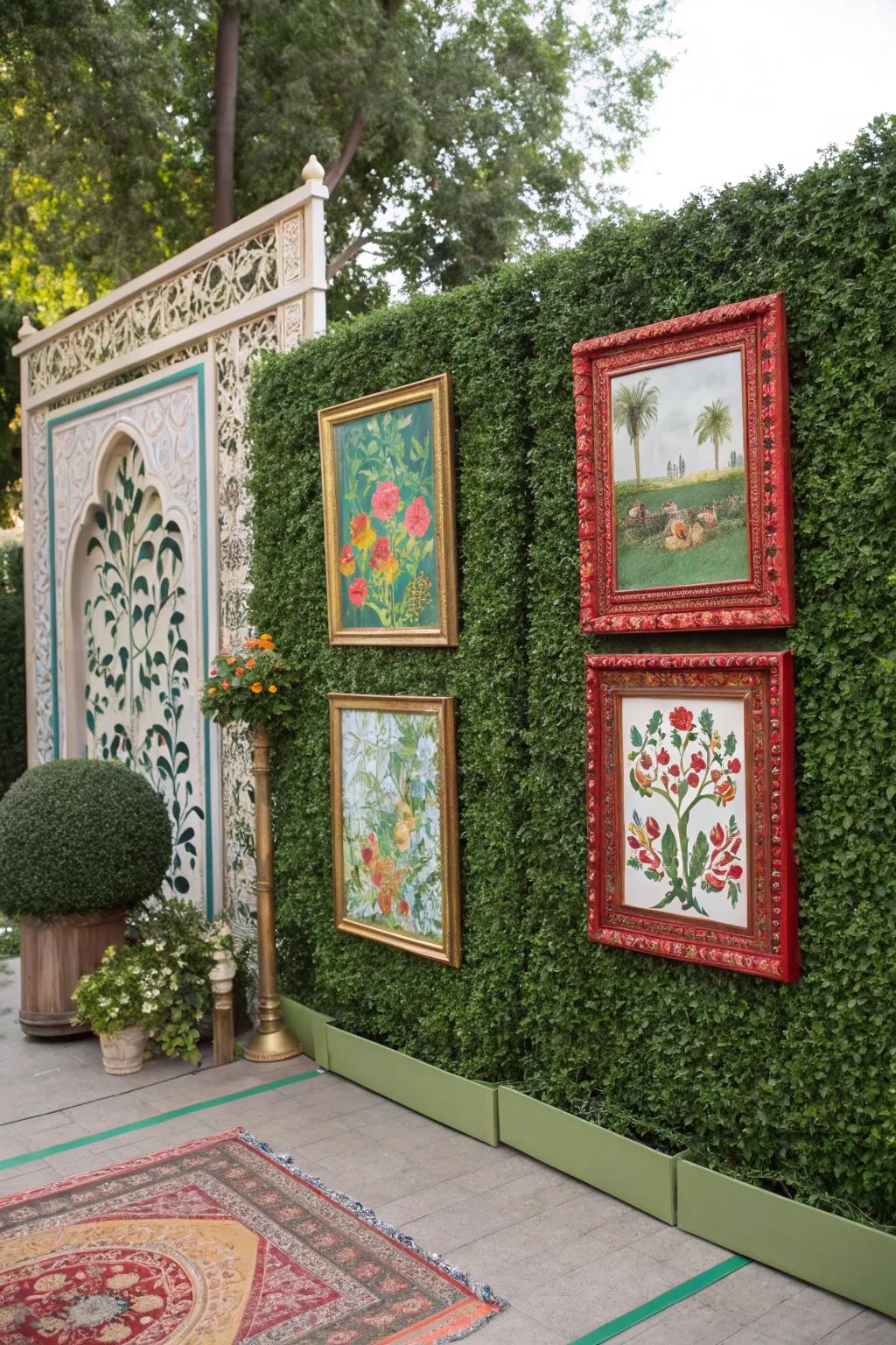 Infuse creativity with artistic elements.