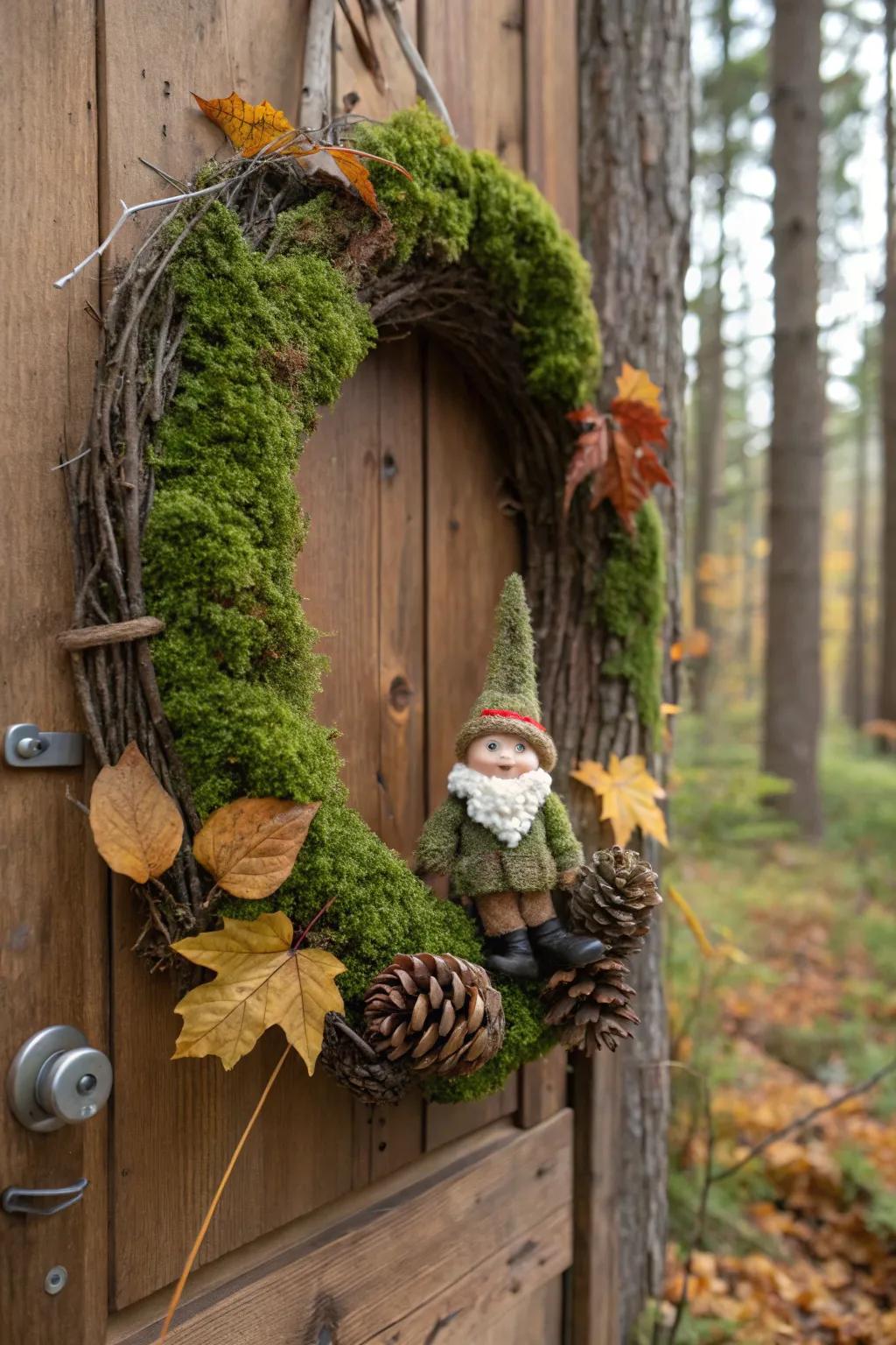 Woodland wonder with a gnome touch.