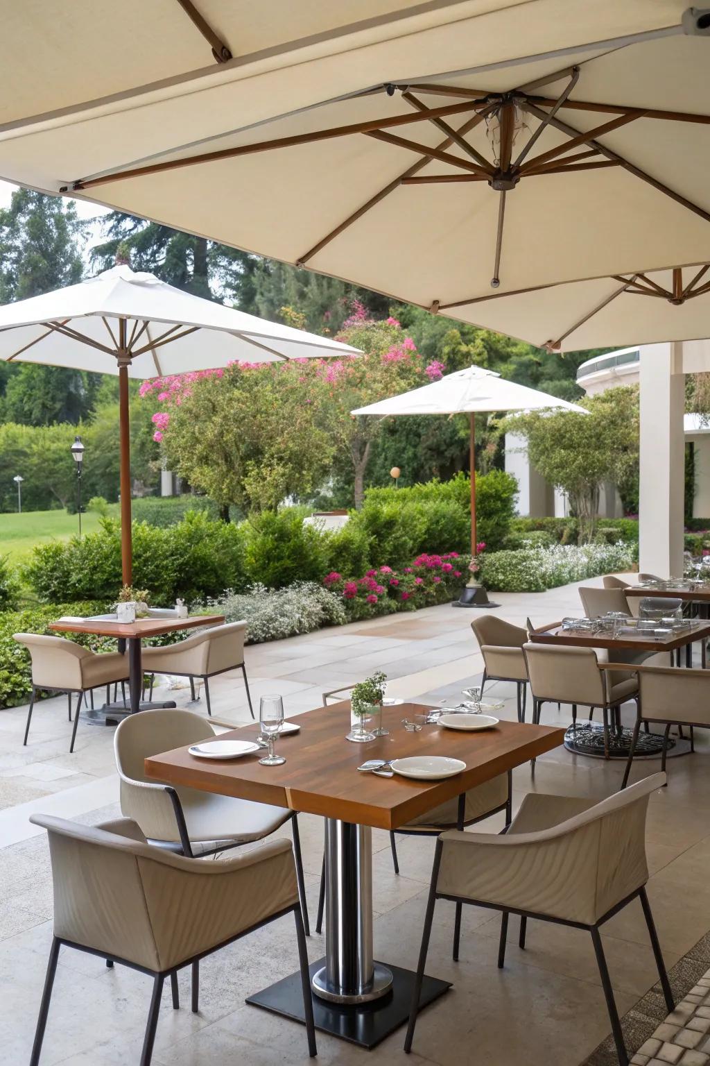 Sleek furniture and minimalist design for a modern feel.