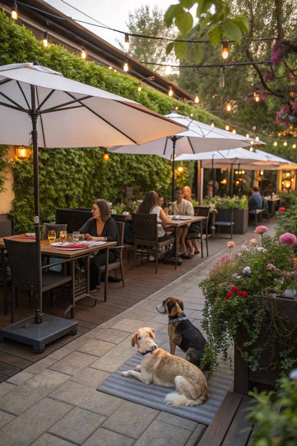 A welcoming space for guests and their pets.