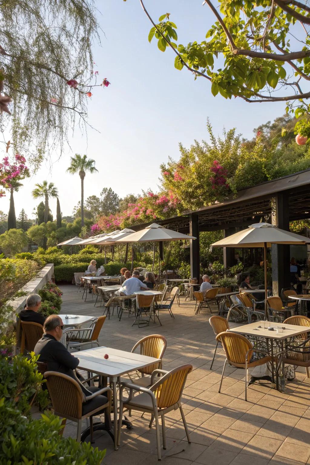 Flexible furniture adapts to any group size.