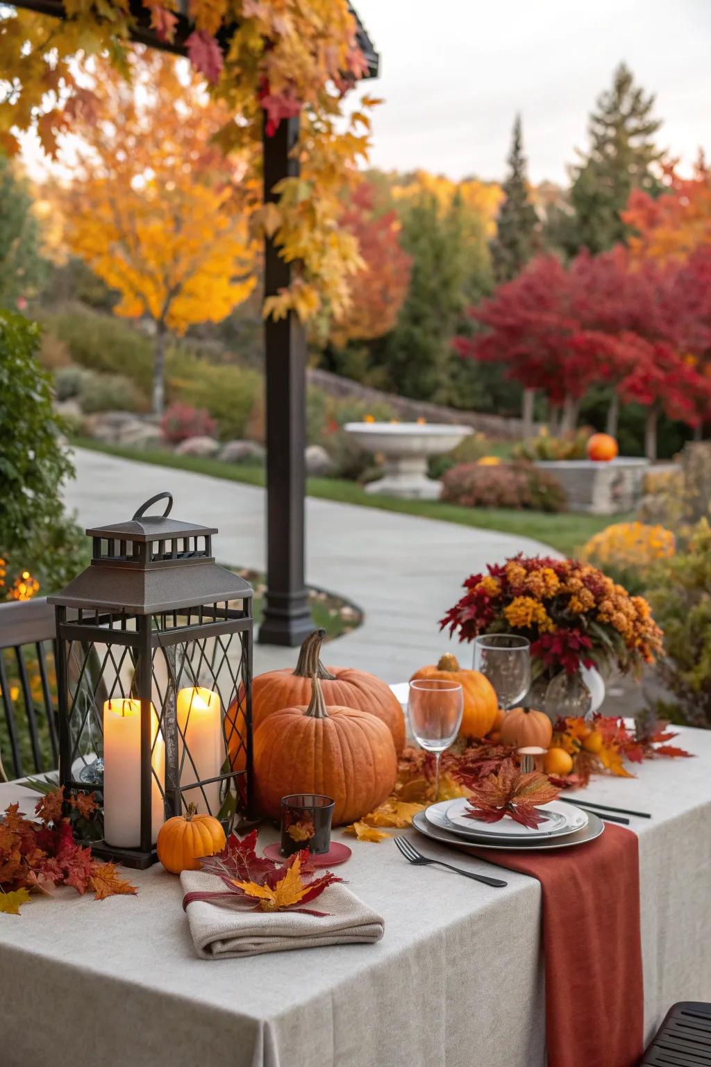 Seasonal themes bring the essence of fall to your table.