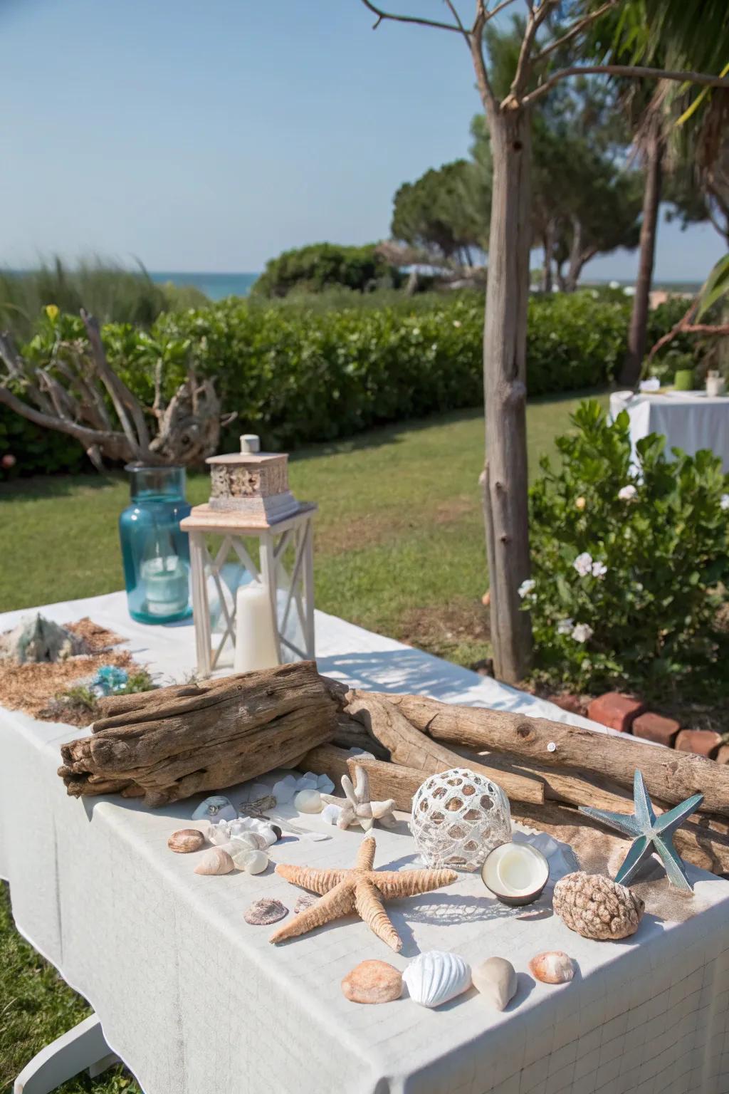 Beachside bliss with nautical touches for a coastal feel.
