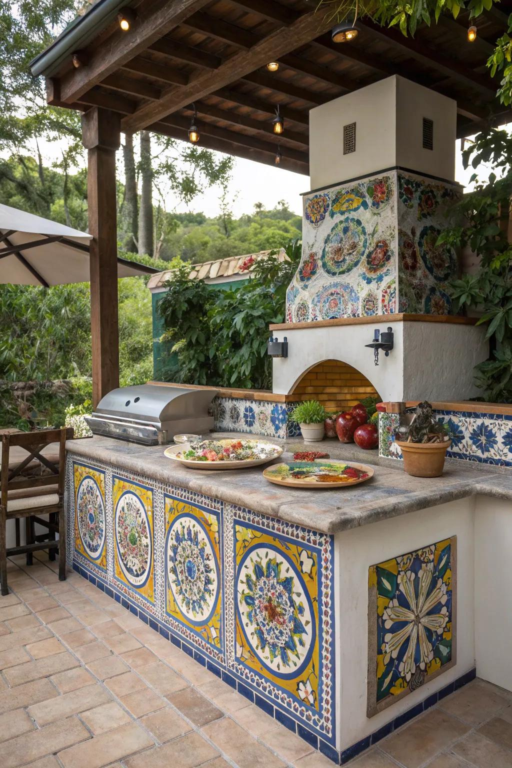 Talavera ceramics add cultural heritage to your kitchen.
