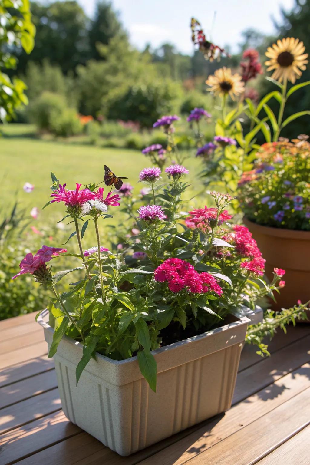 Create a pollinator-friendly display with phlox.