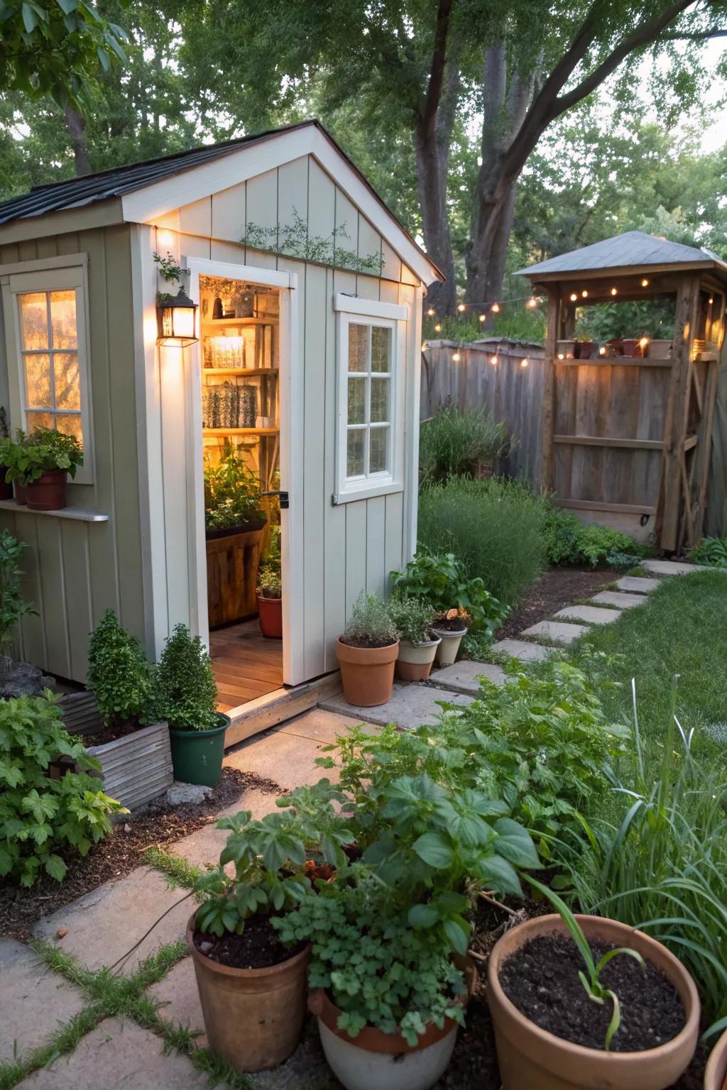 Plants add freshness and a touch of nature to the learning environment.