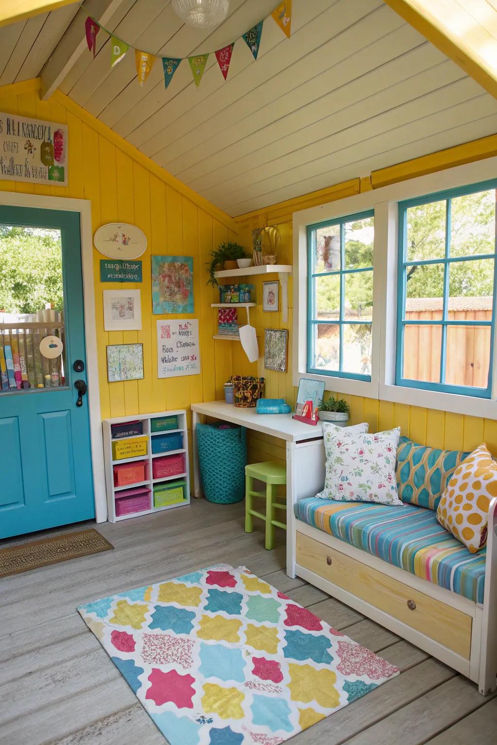 An inspiring color scheme enhances the learning atmosphere.