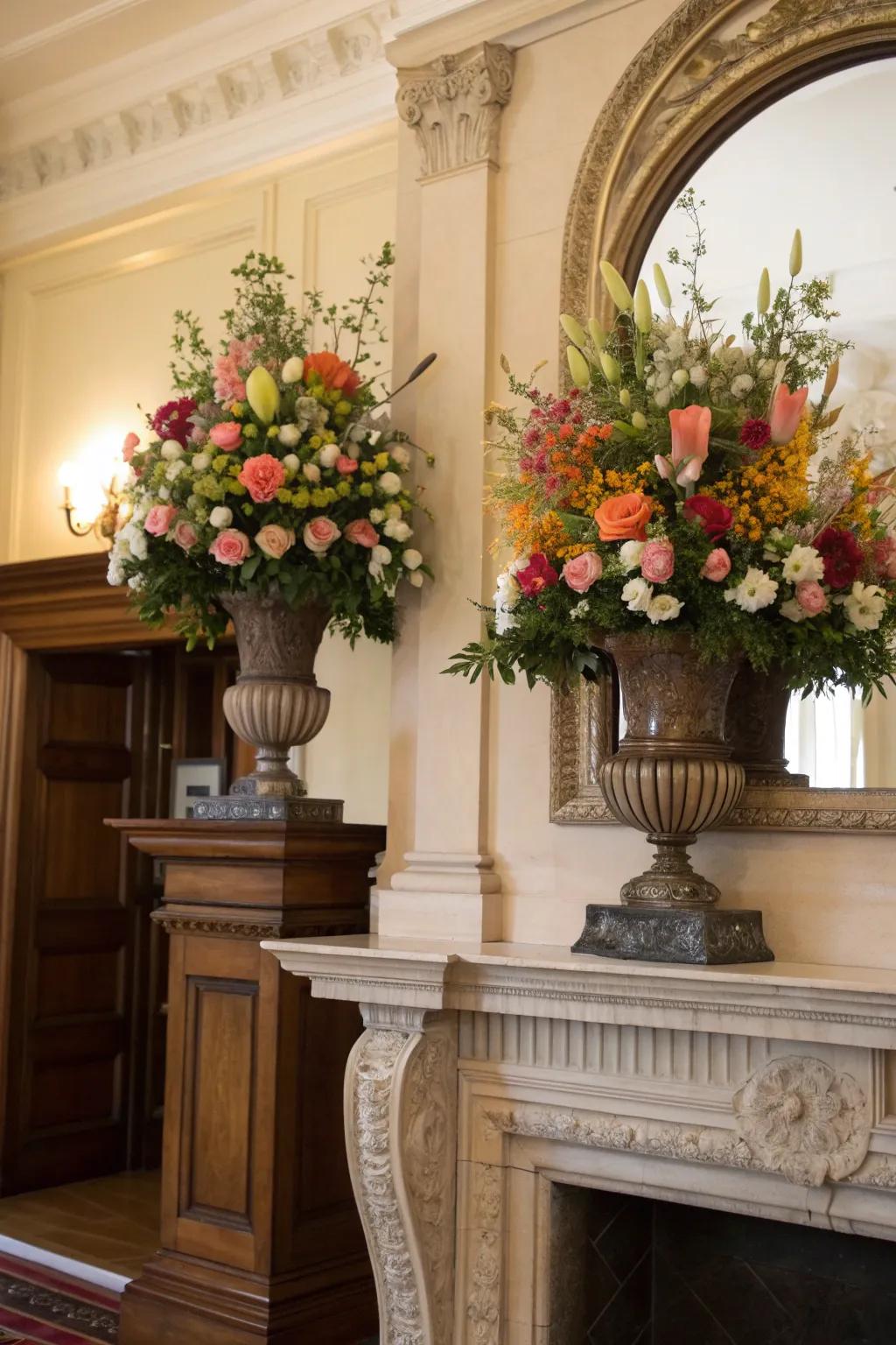 Elegant vases elevate any arrangement