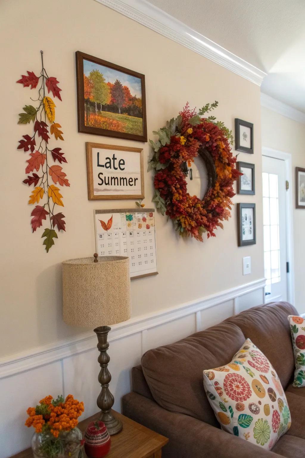 Seasonal signs and art make a statement