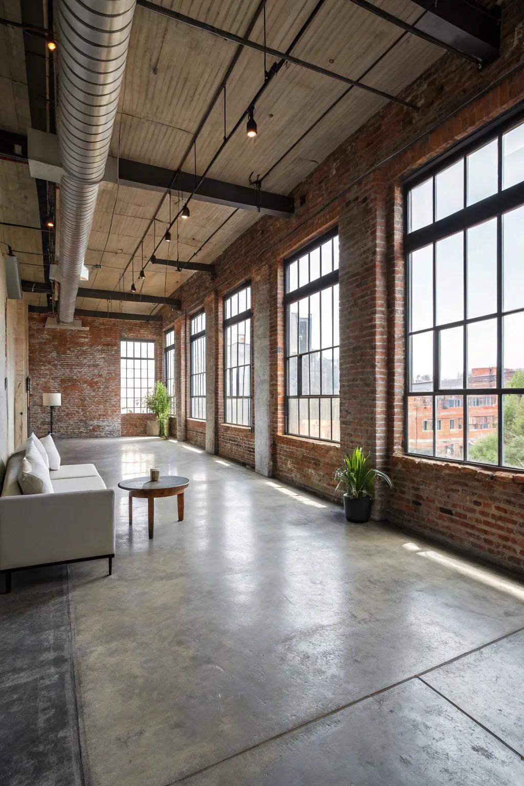 Acid etching introduces an edgy, industrial flair to interiors.