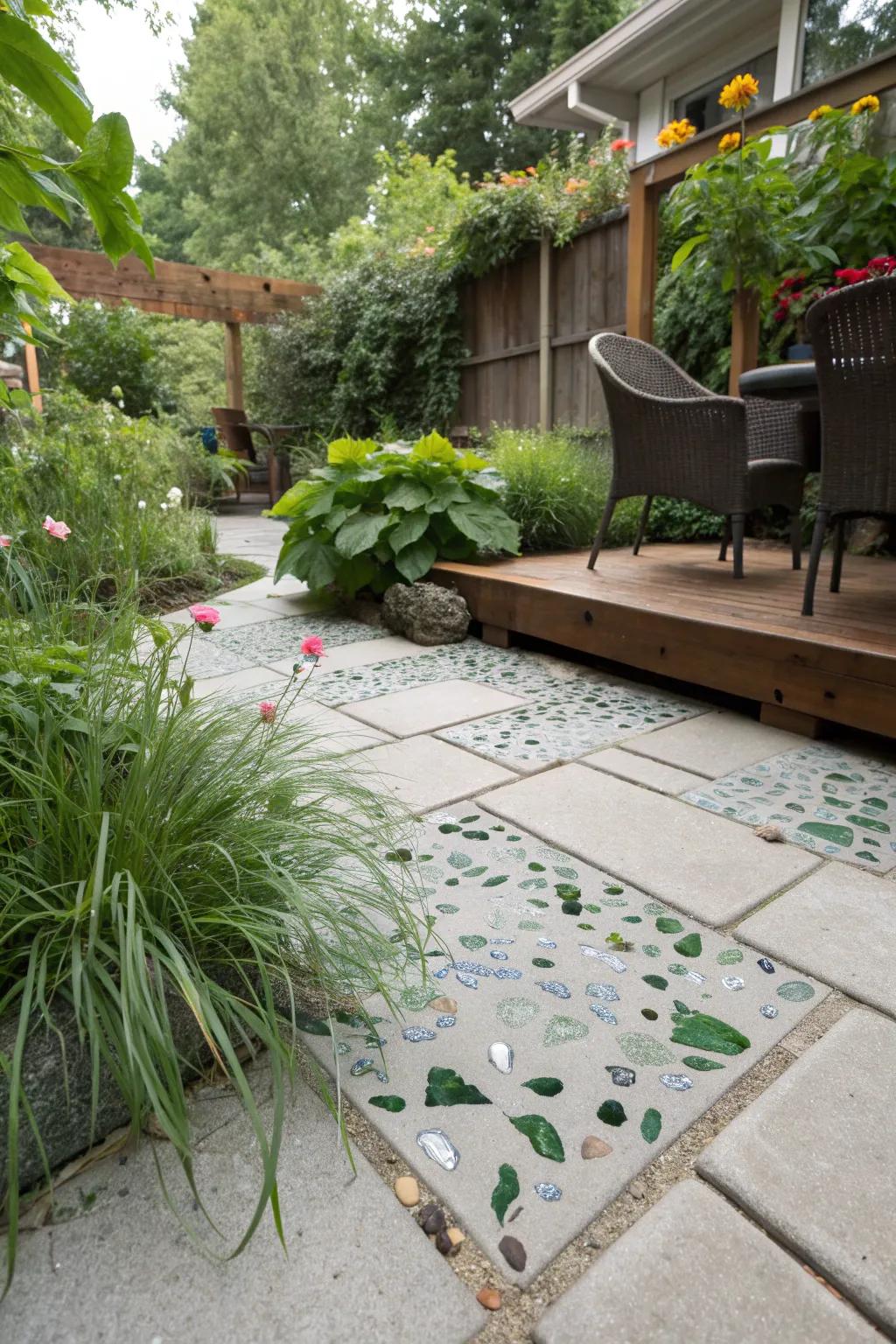 Eco-friendly concrete solutions offer sustainable style.