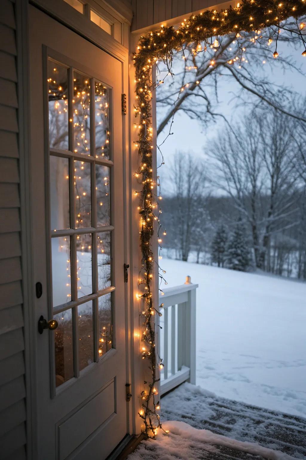 Enchanting glow from twinkling fairy lights.