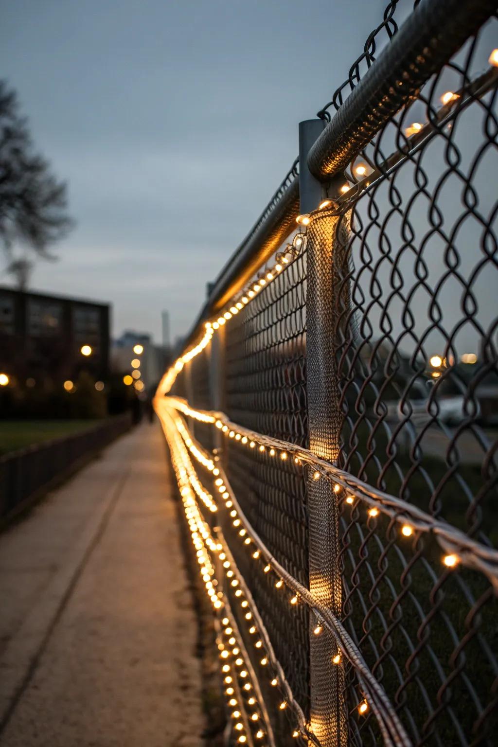 LED strip lights offer a sleek and modern illumination.