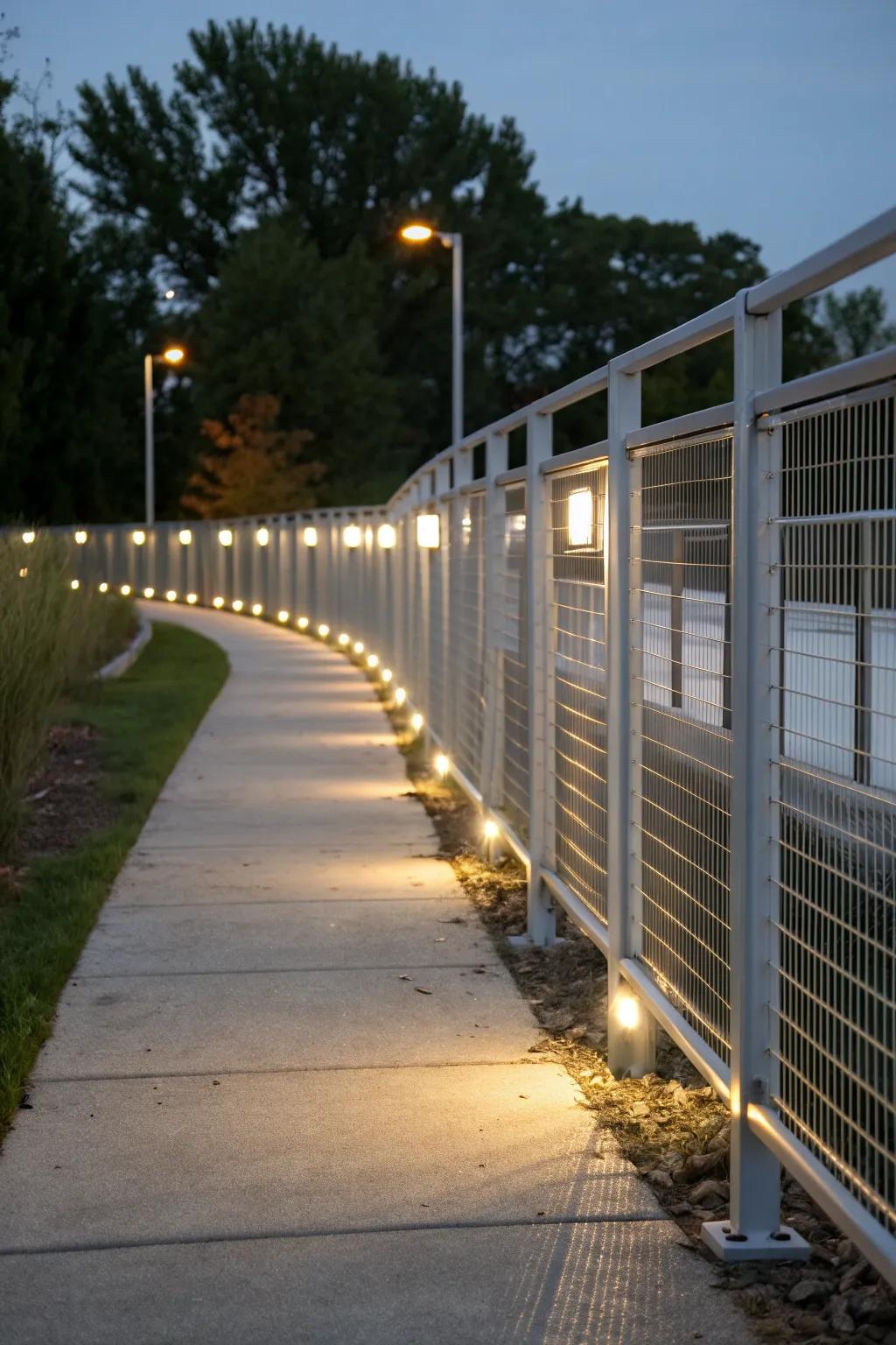 Pathway lights ensure a safe and stylish passage.