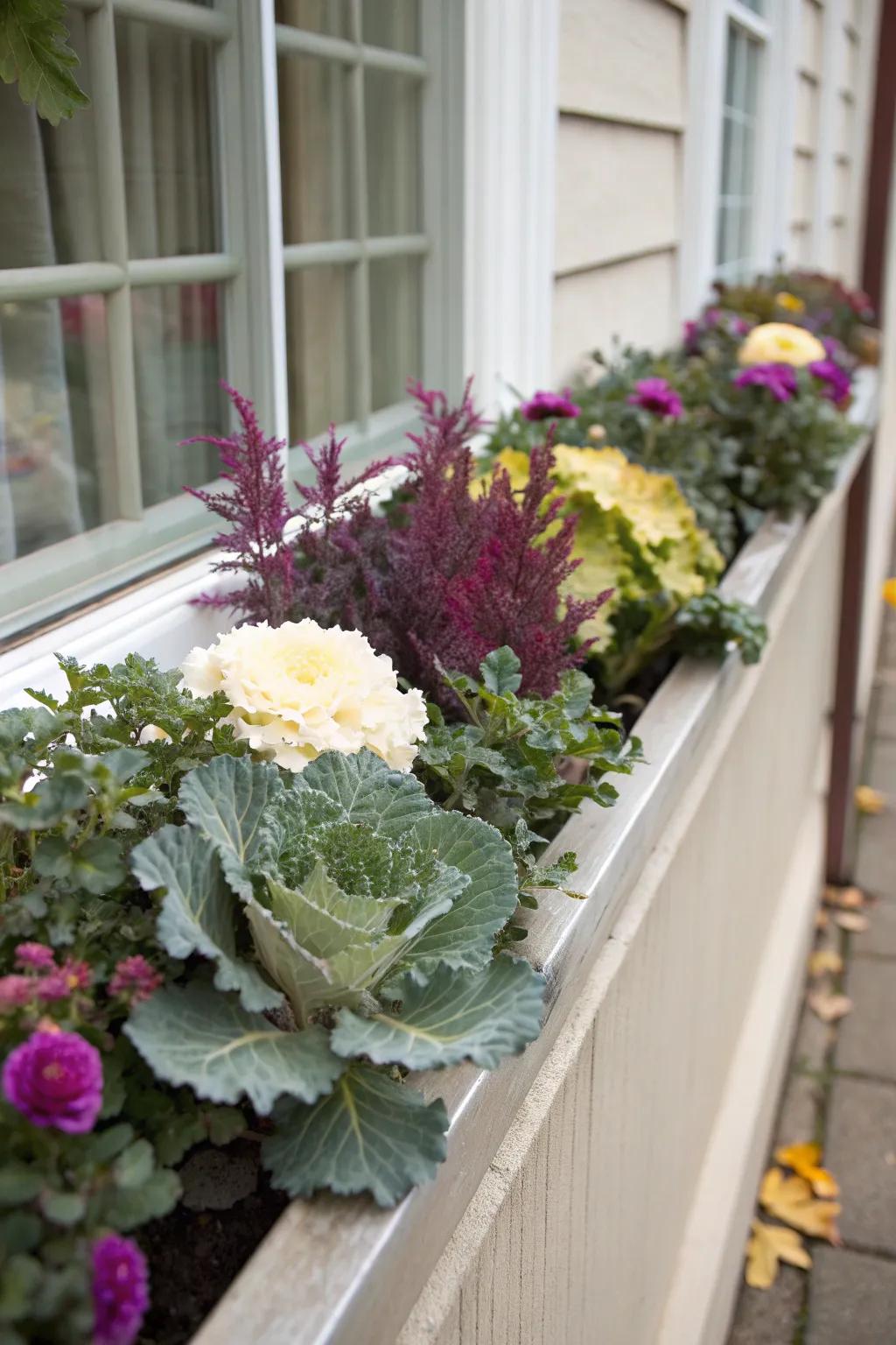 A mix of plants for a vibrant display.