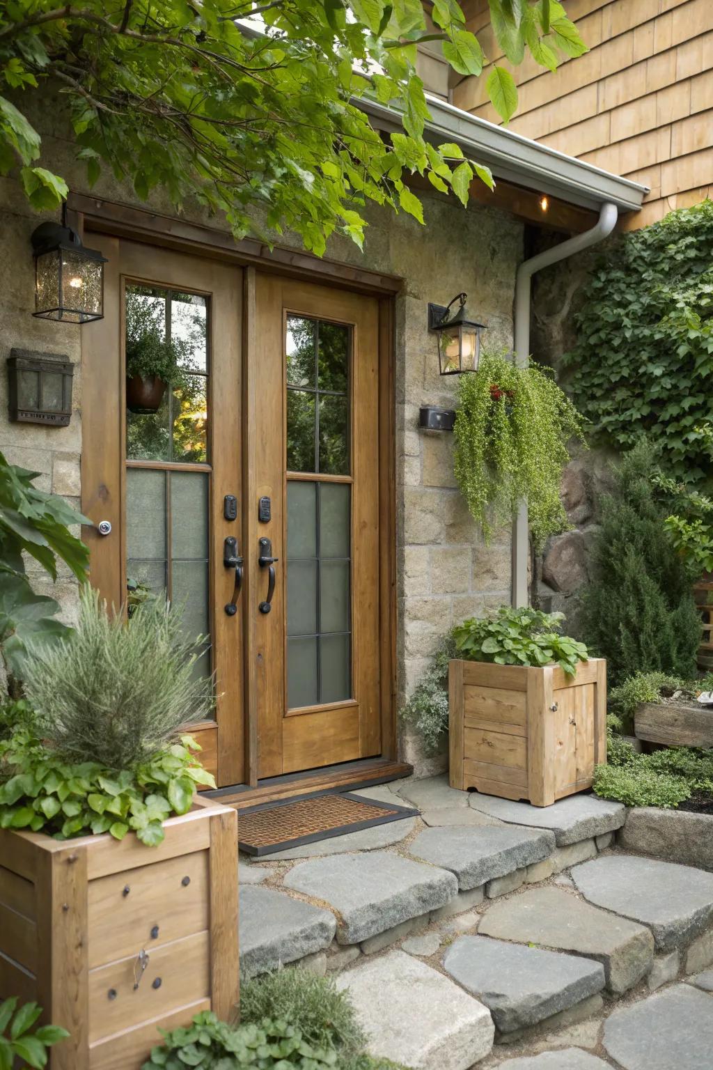 Eco-friendly materials offering a stylish, sustainable choice for door hardware.