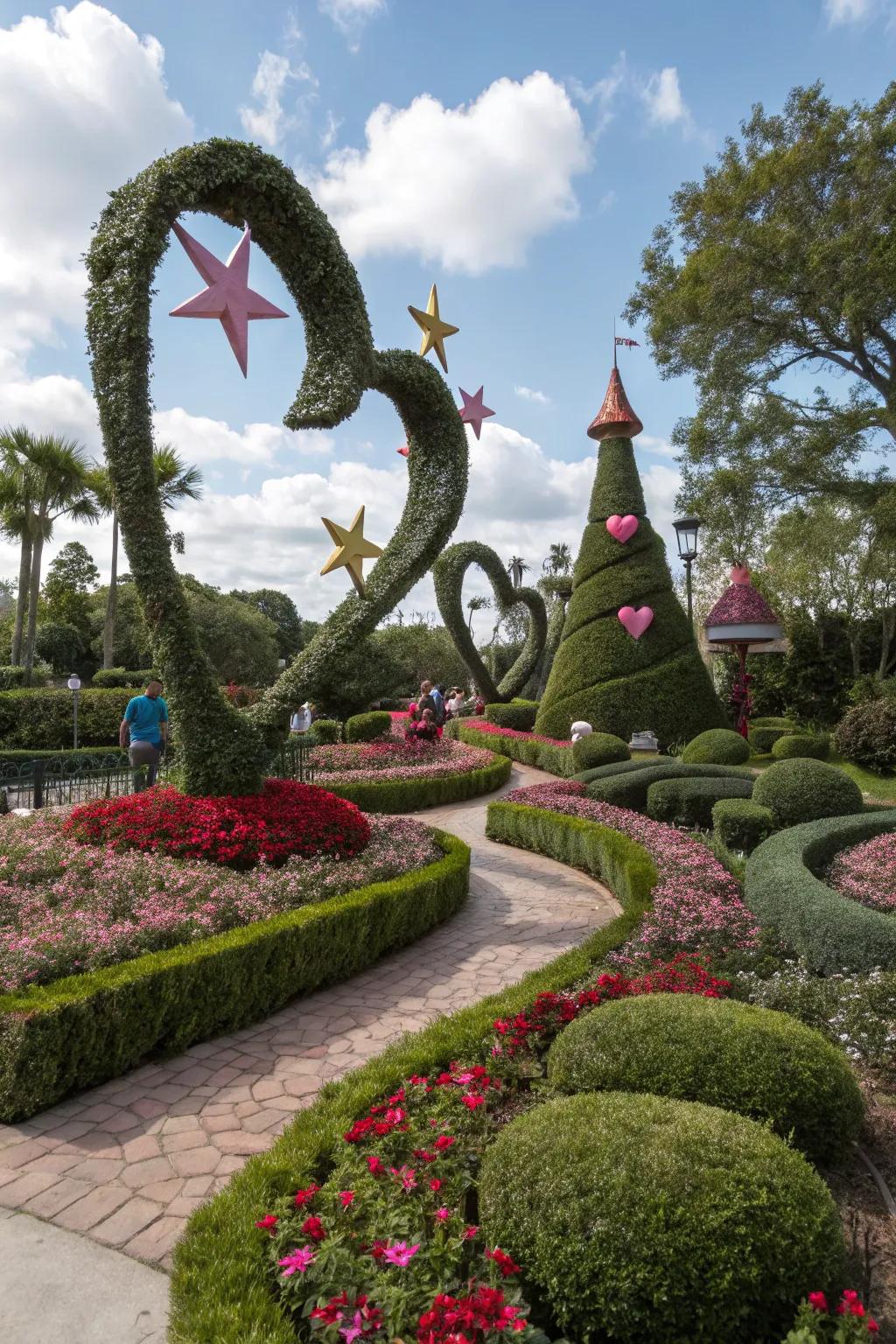 Unusual shapes bring a playful twist to your garden.