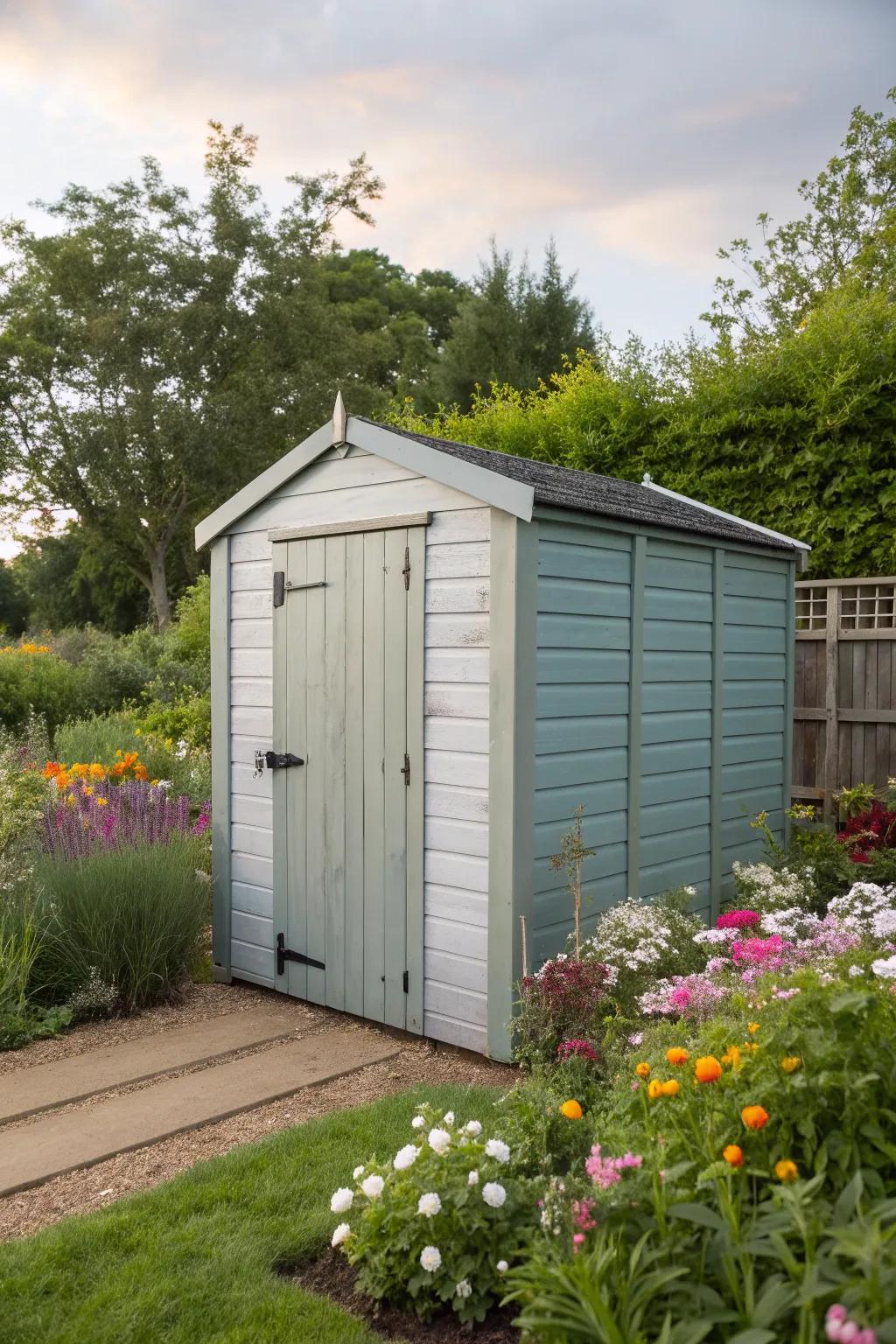 Ombre grey offers a unique and eye-catching design.