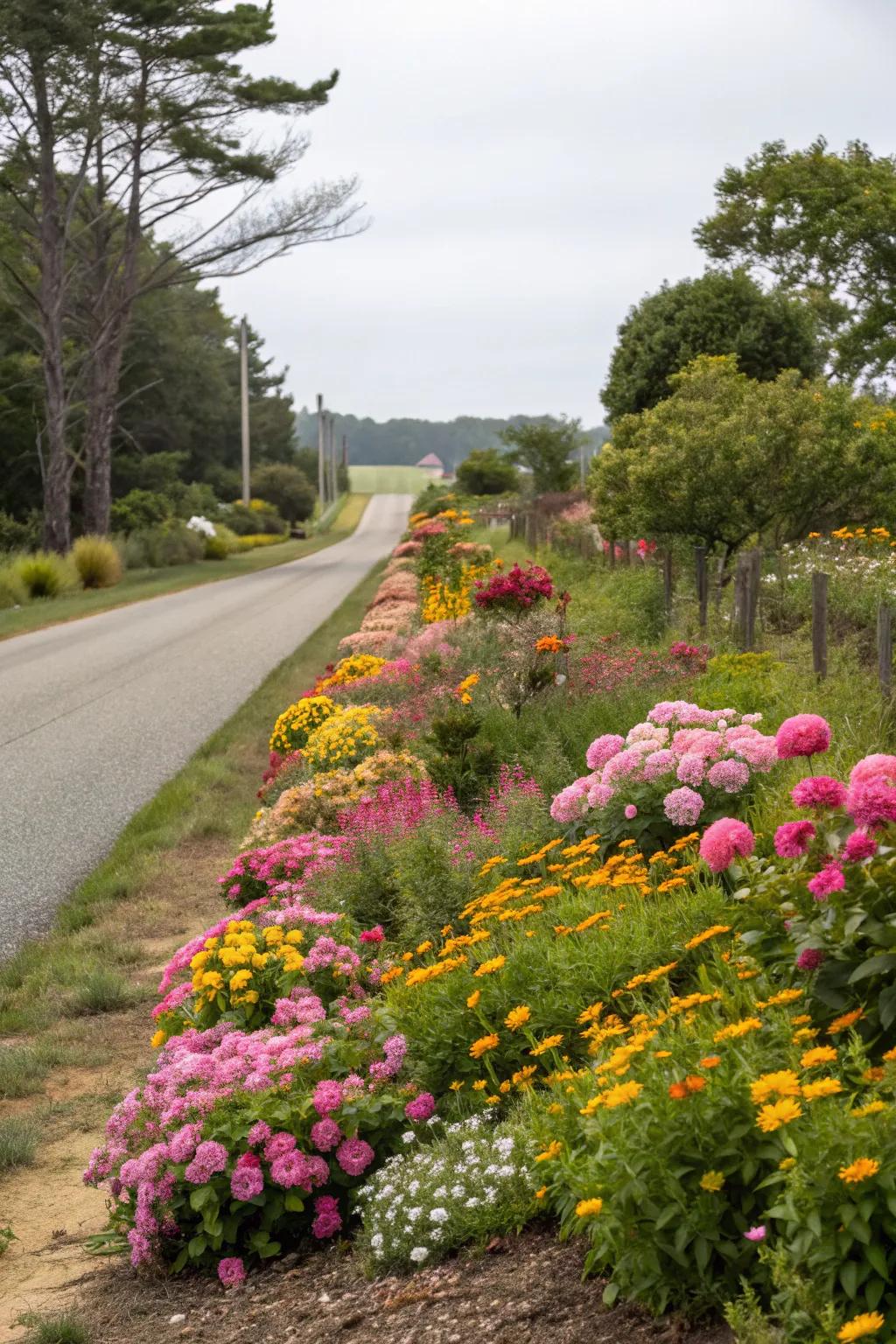 Seasonal plantings keep landscapes dynamic.