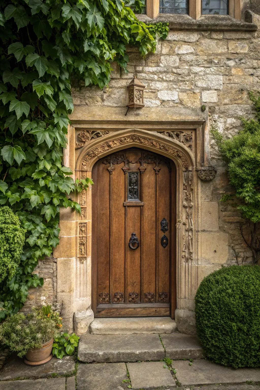 Earthy tones blend seamlessly with natural elements.