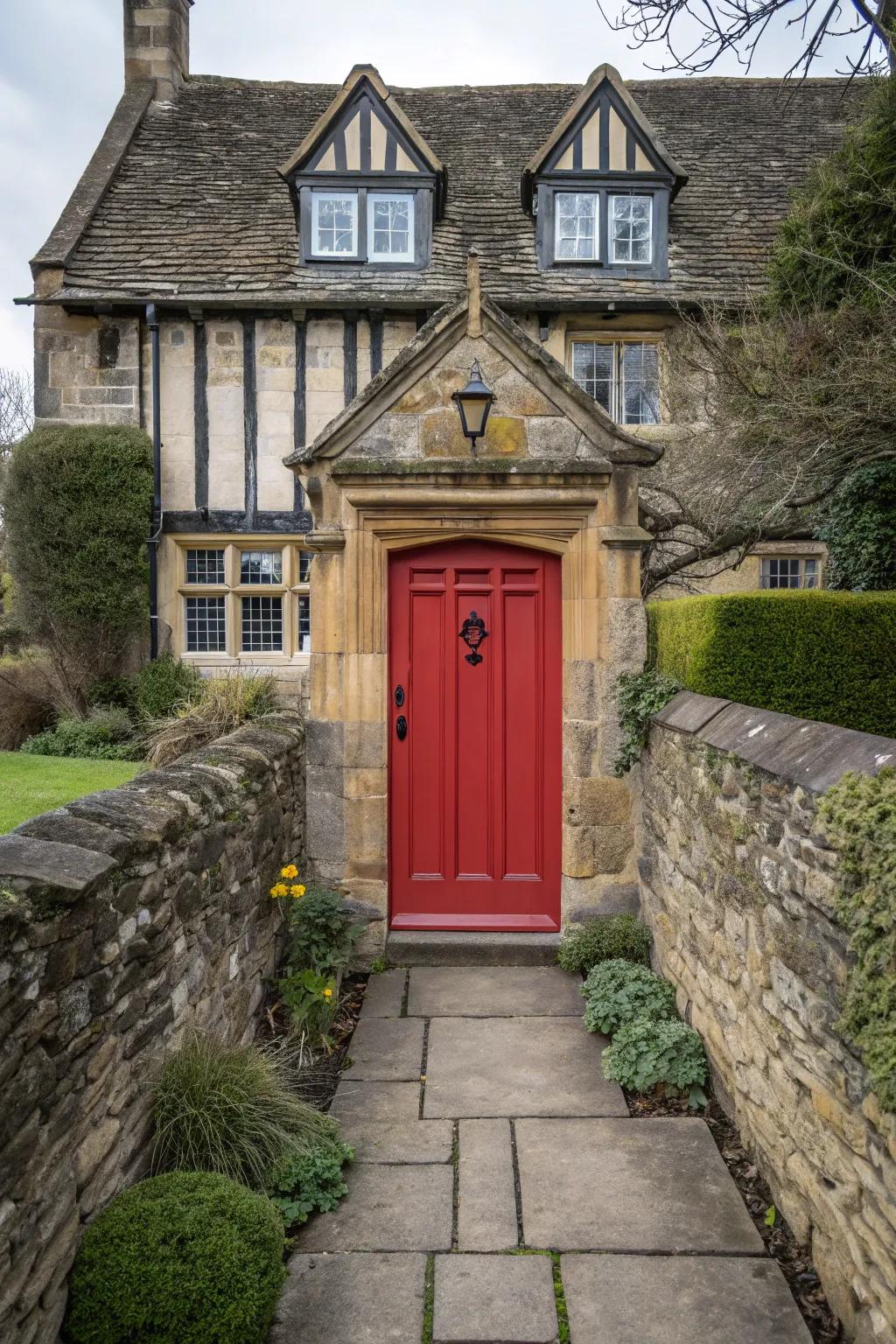 A bold color choice makes a memorable statement.