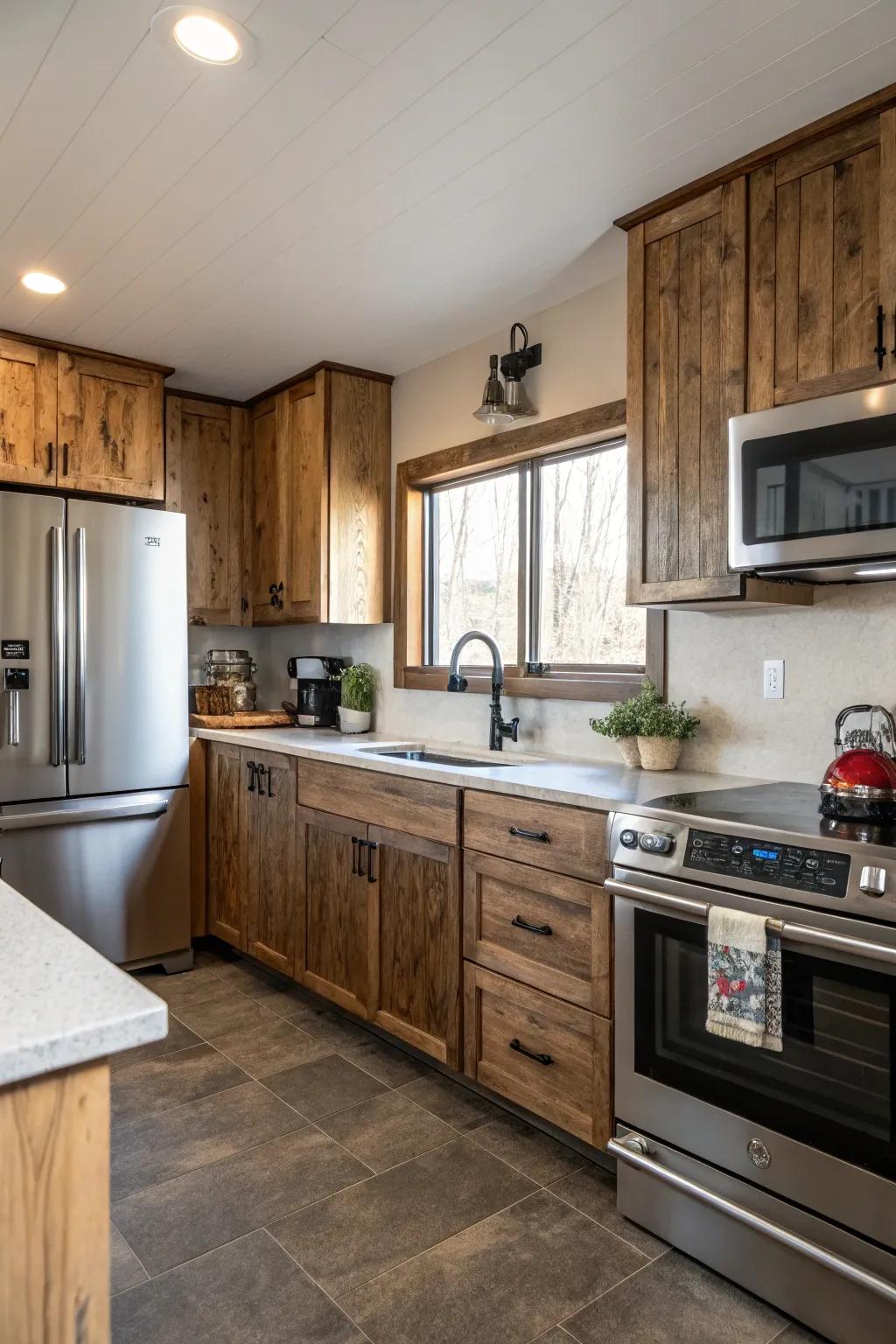 A perfect fusion of modern elegance and rustic charm.