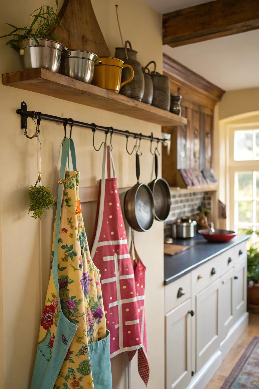 Peg rails offer a functional and stylish way to organize and display.