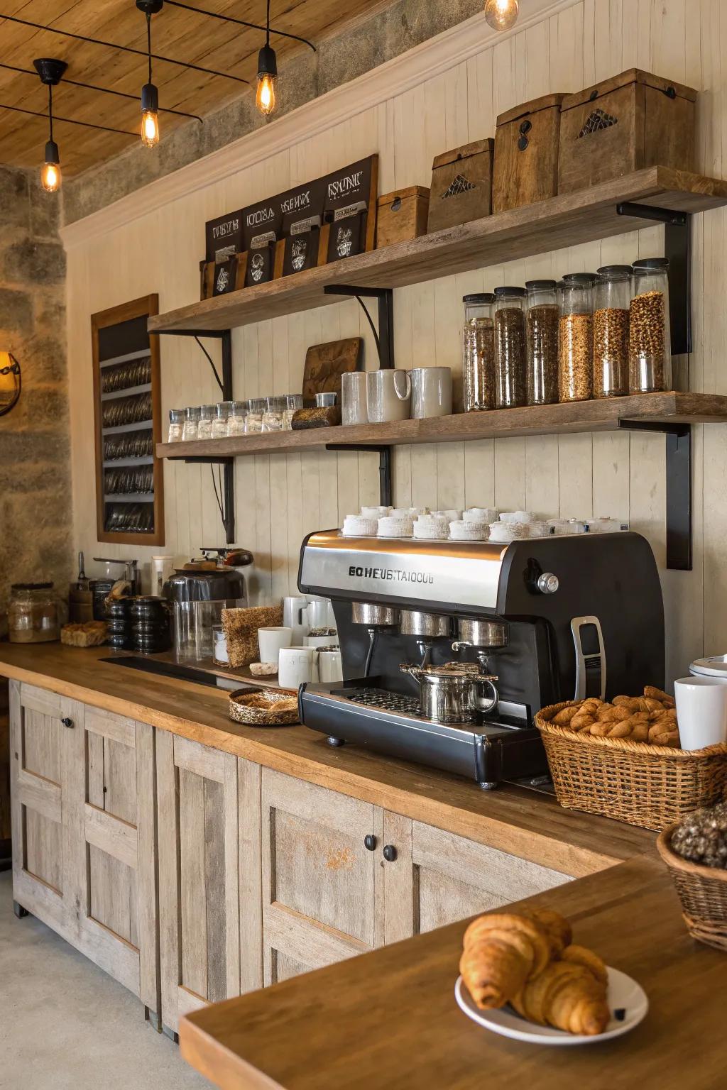 Efficiency meets style with the right coffee machine setup.