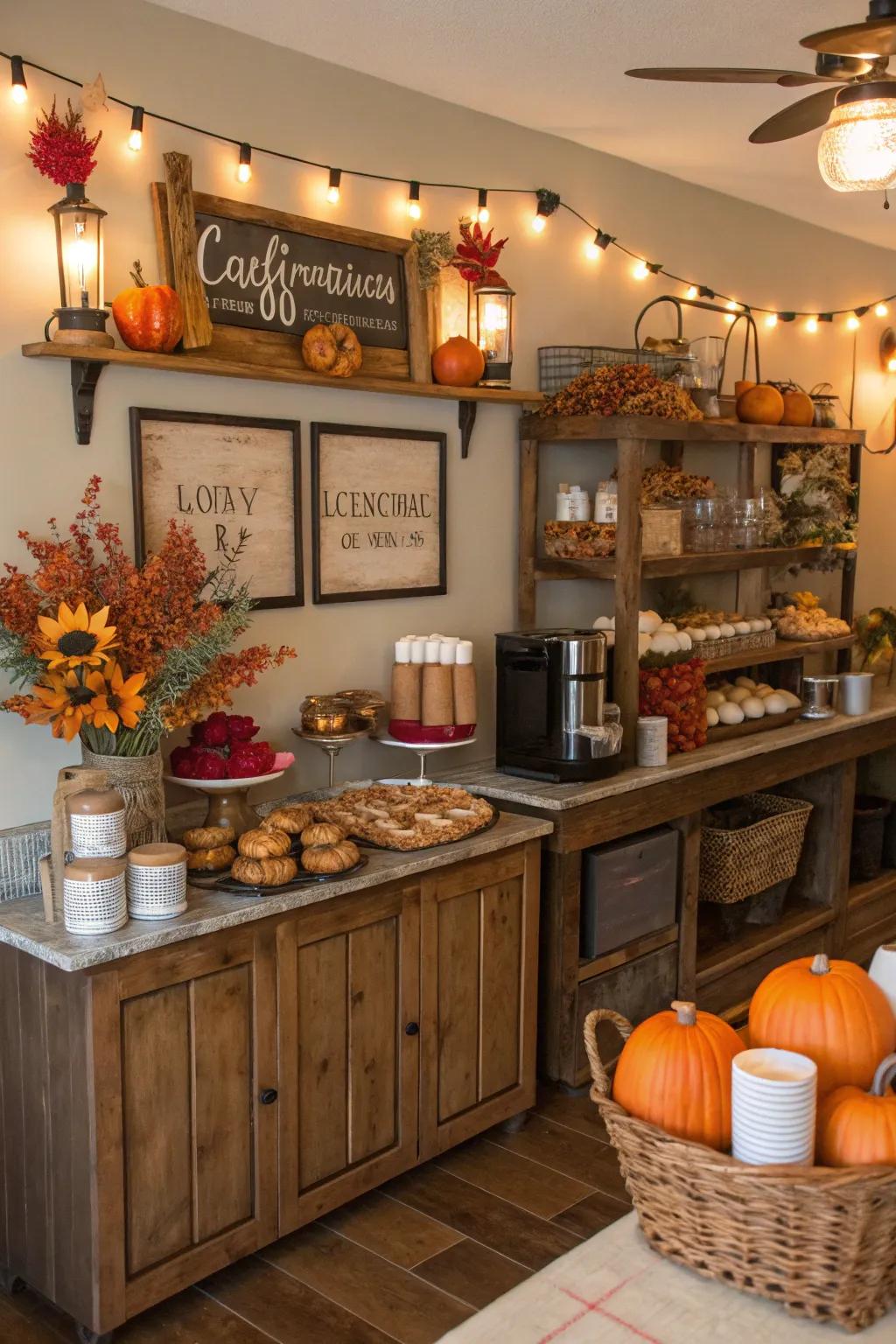 Seasonal decor for a fresh feel.