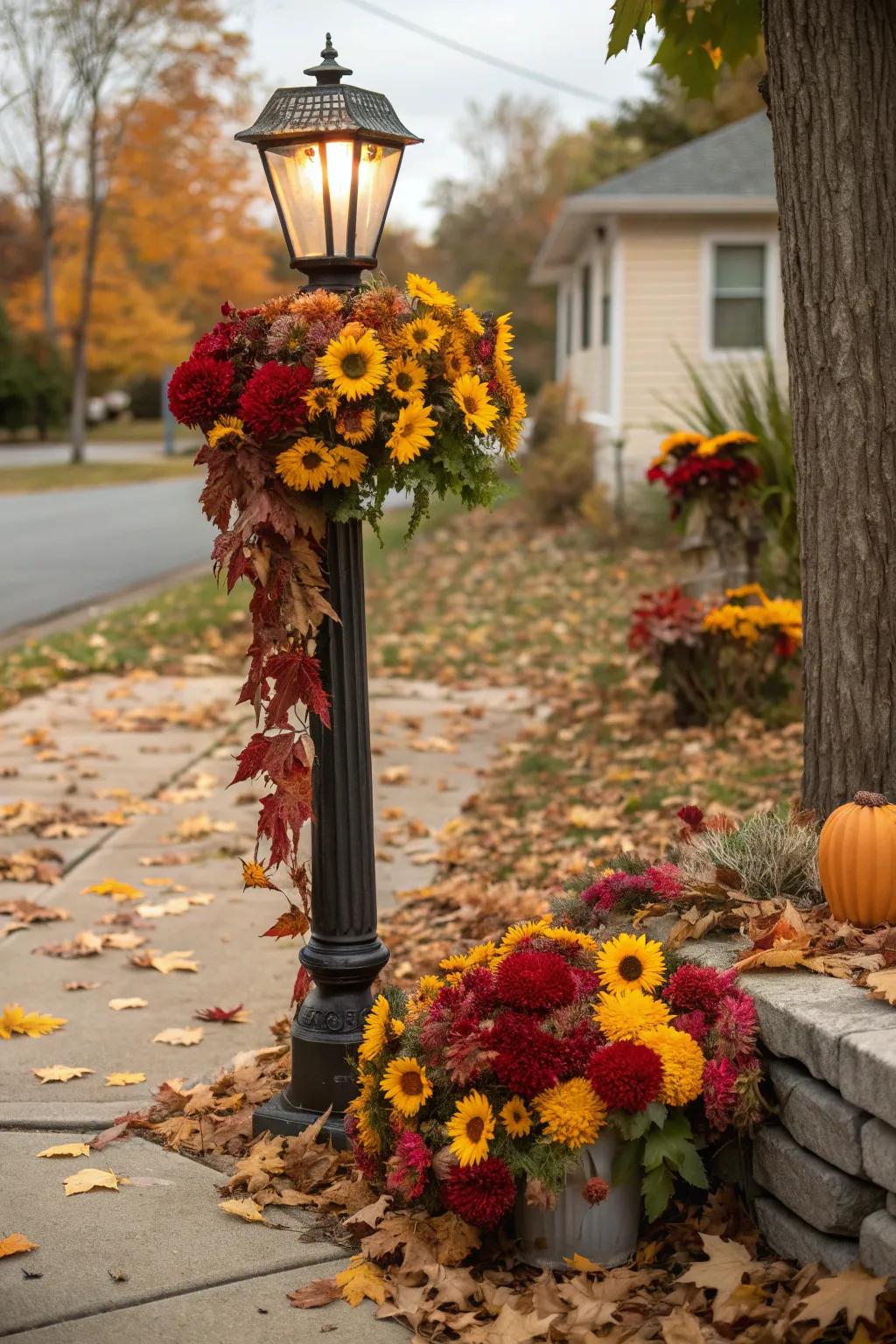 Brighten up your fall décor with vibrant autumn flowers.