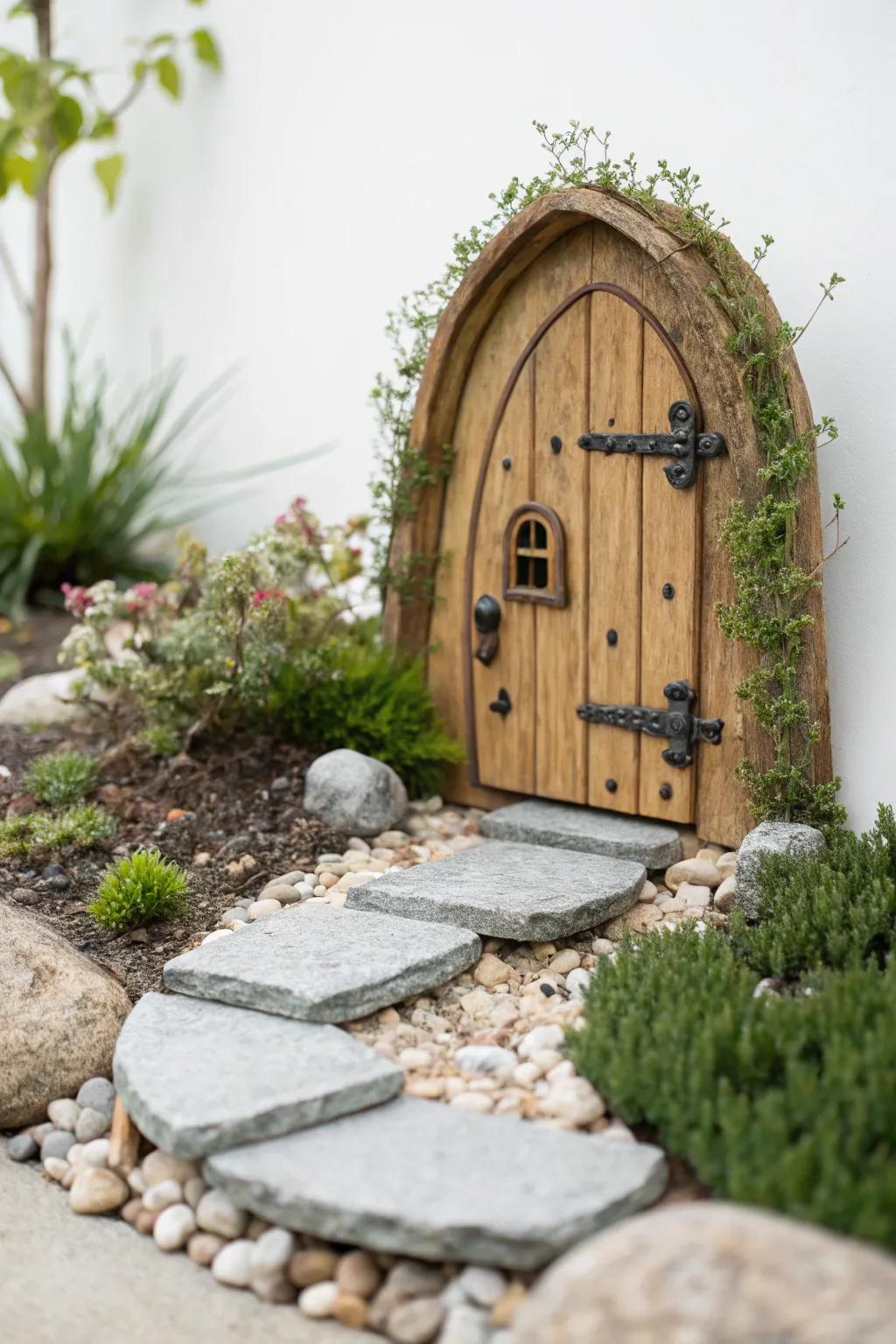 Unlock the magic of your own secret garden with this enchanting fairy door.