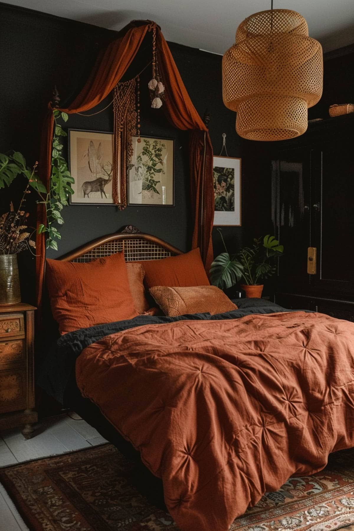 19+ Gorgeous Black Bedroom Ideas to Inspire Your Moody Side