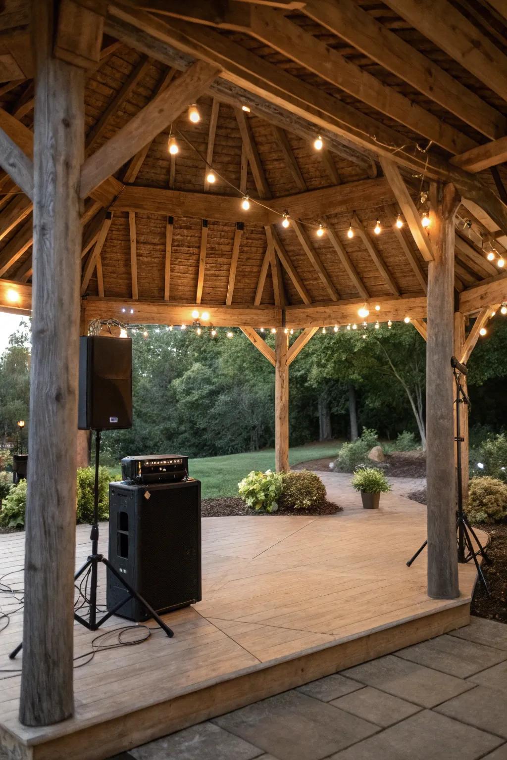 Smart technology enhances convenience and entertainment options.