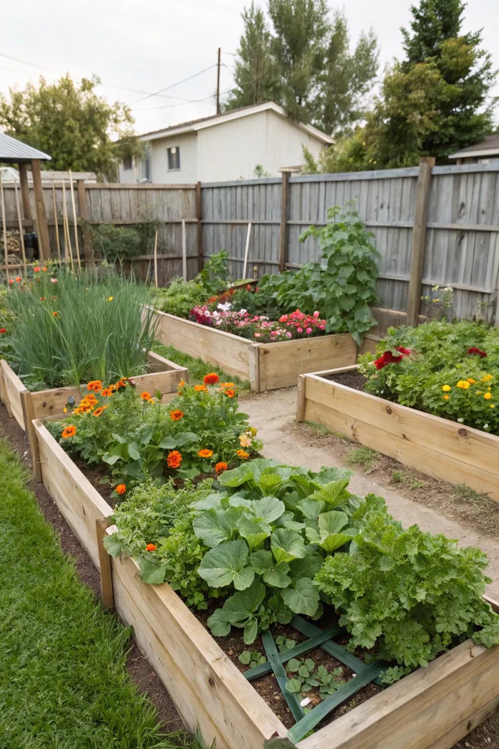Raised beds bring organization and beauty to your garden.