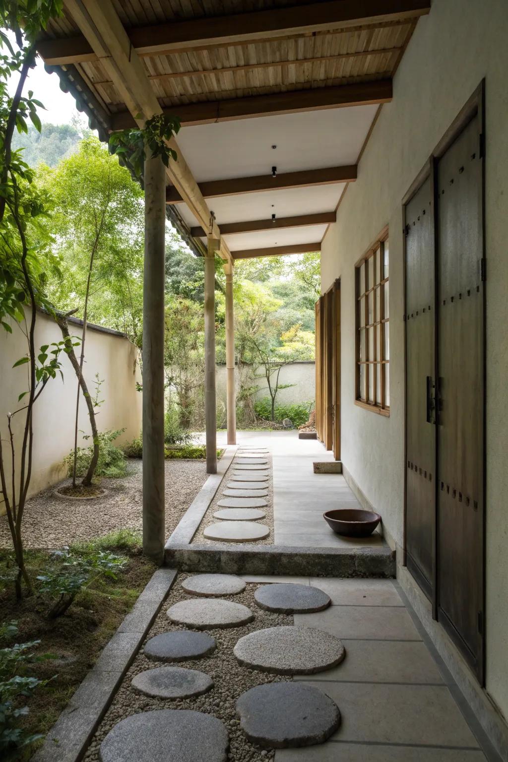 Pathways guide the flow and add structure.