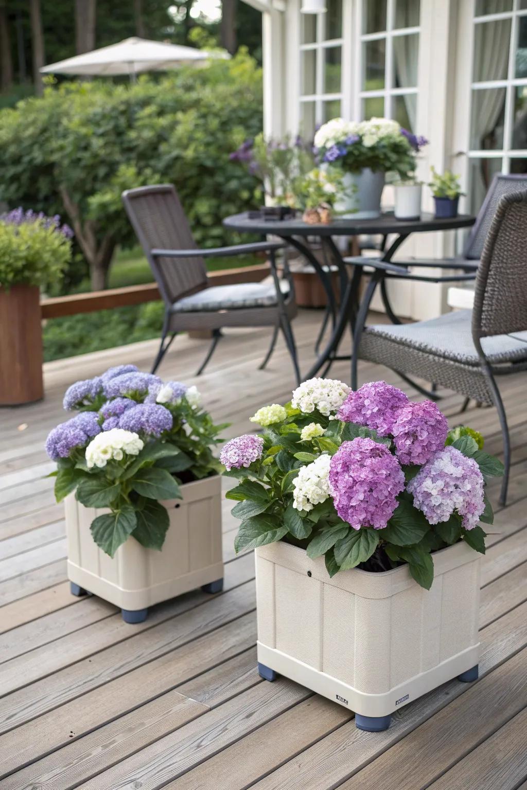 Portable planters offer flexibility for finding the perfect sun exposure.