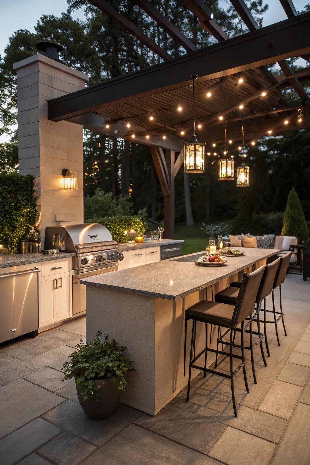 Cook up a storm in your own backyard kitchen.