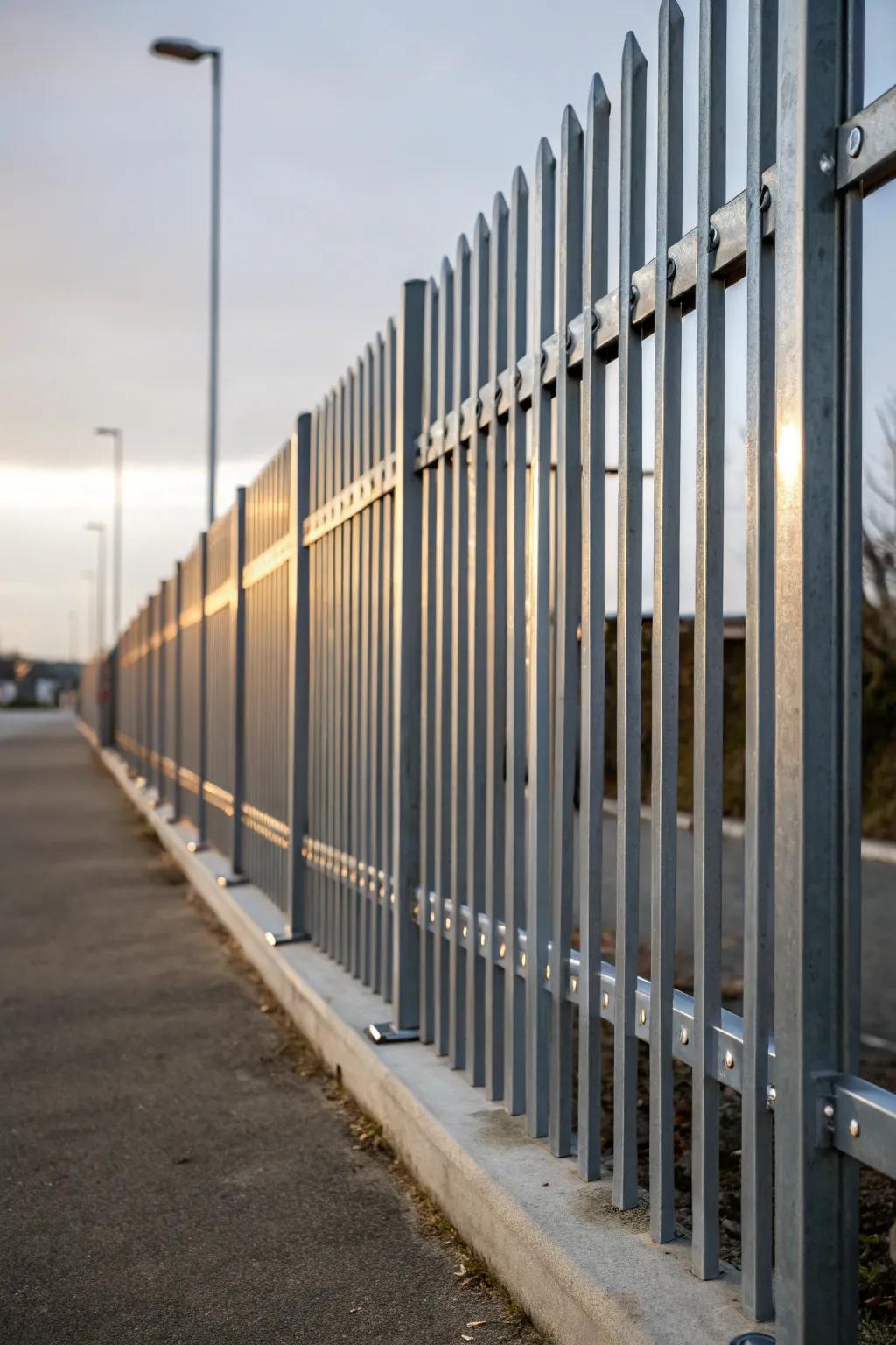 Palisade fences deliver robust security with a traditional look.