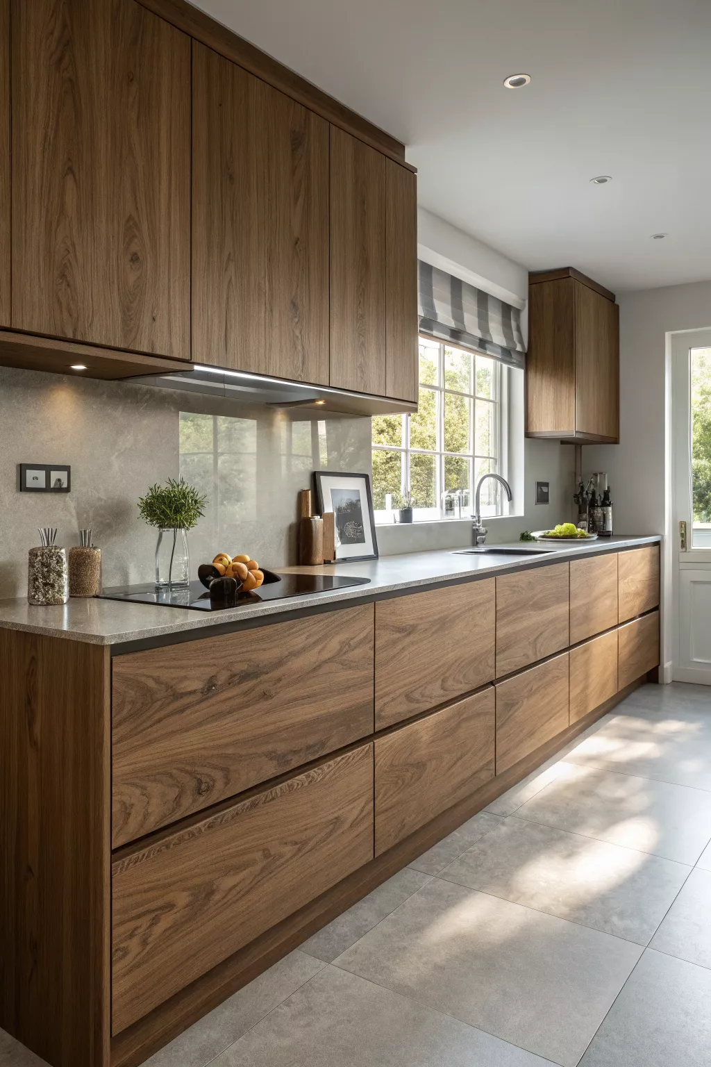 27 Captivating Ideas for Modern Walnut Kitchen Cabinets to Transform Your Space - BambRise