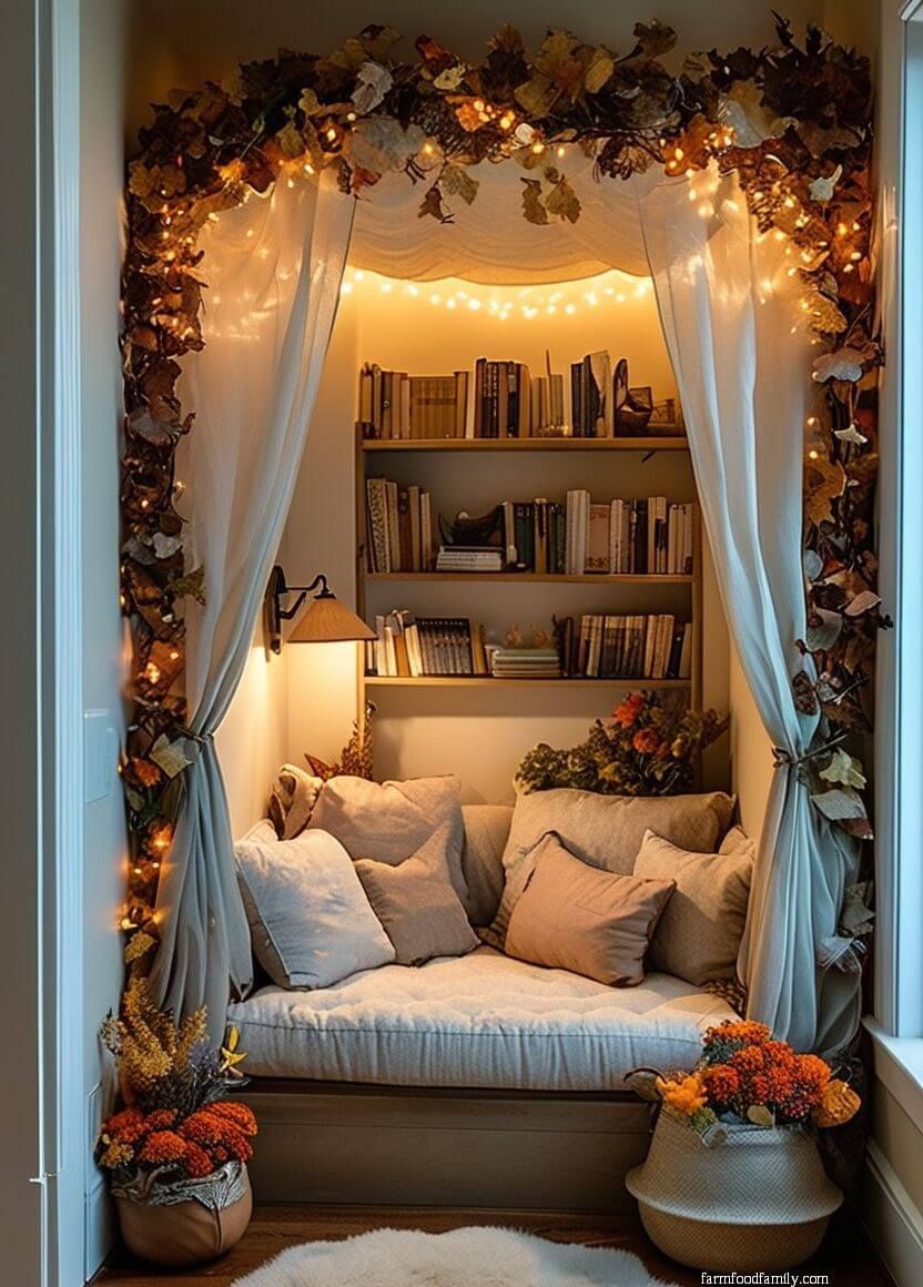 30 Charming Fall Reading Nook Ideas to Warm Up Your Home (2026)