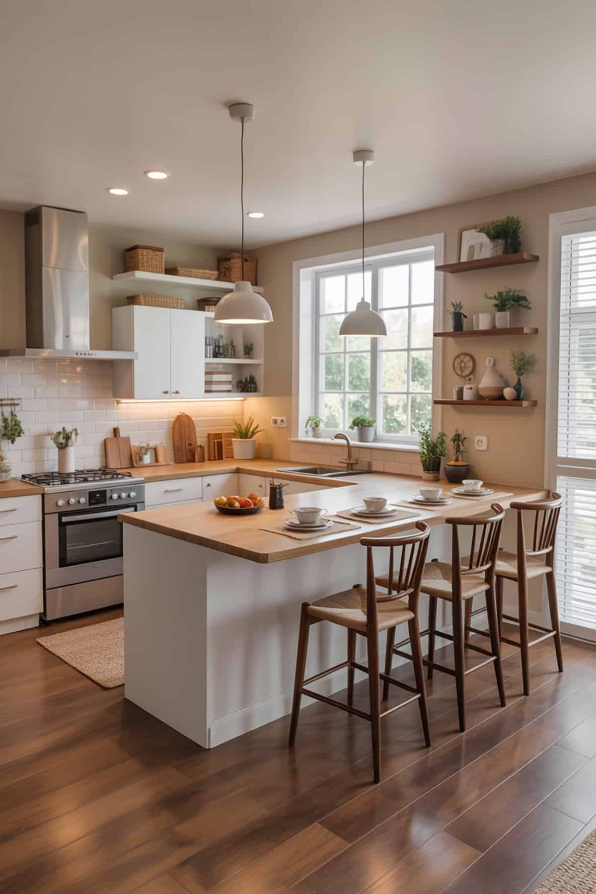 48 Simple and Functional U-Shaped Kitchen Ideas & Layouts